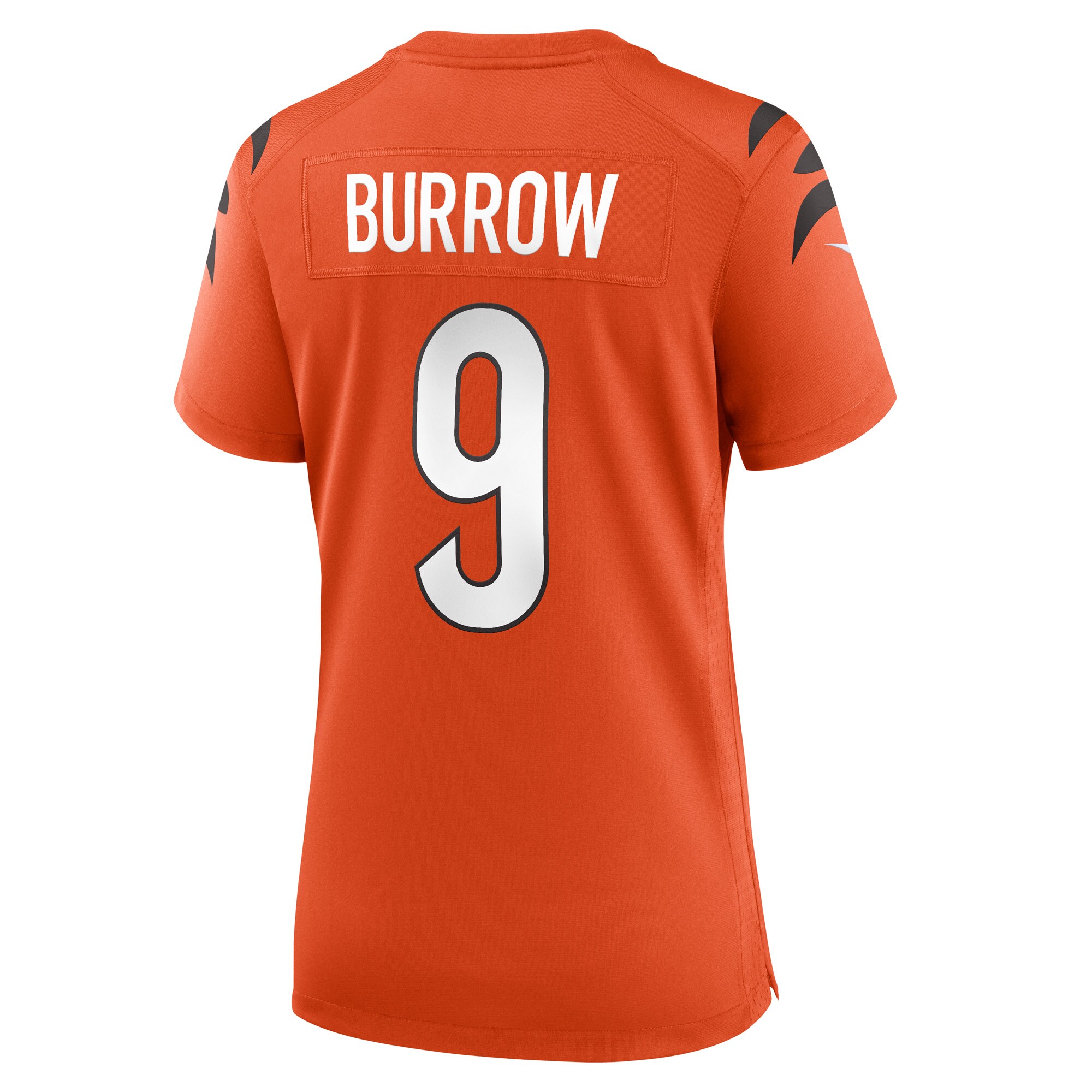 Cincinnati Bengals Joe Burrow Orange Game NFL Jersey Women's