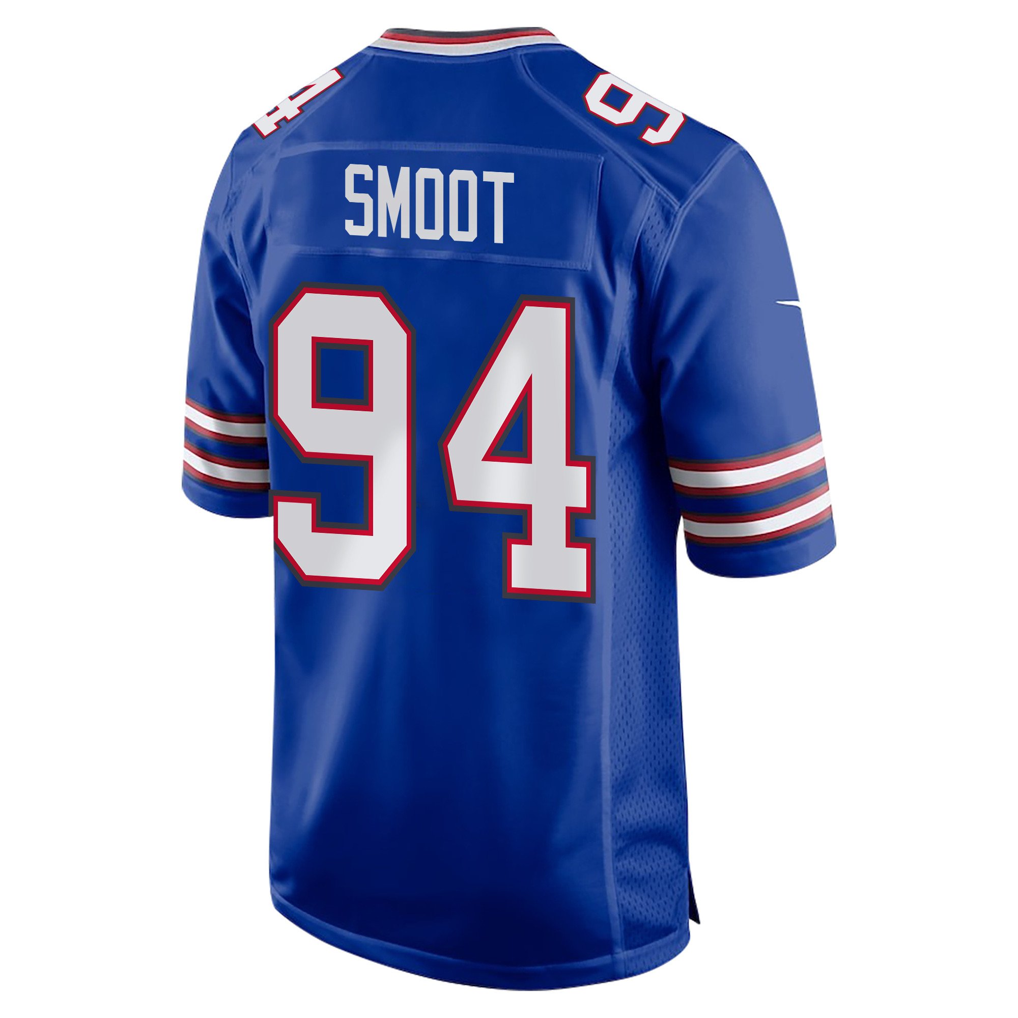Dawuane Smoot 94 Buffalo Bills Super Bowl LIX Champions Patch New Orleans Where Passion Ignites' EMBROIDERED Game Royal NFL Jersey Men's