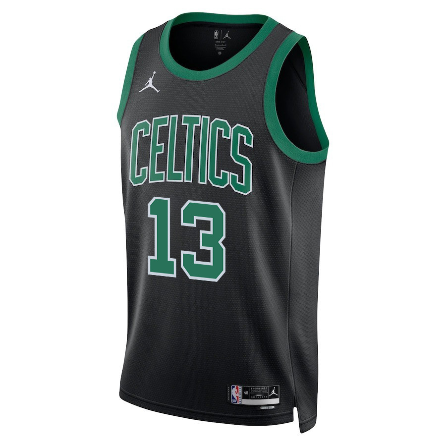 Drew Peterson 13 Boston Celtics 2024 FINALS PATCH Swingman Statement Edition Black NBA Jersey Men's