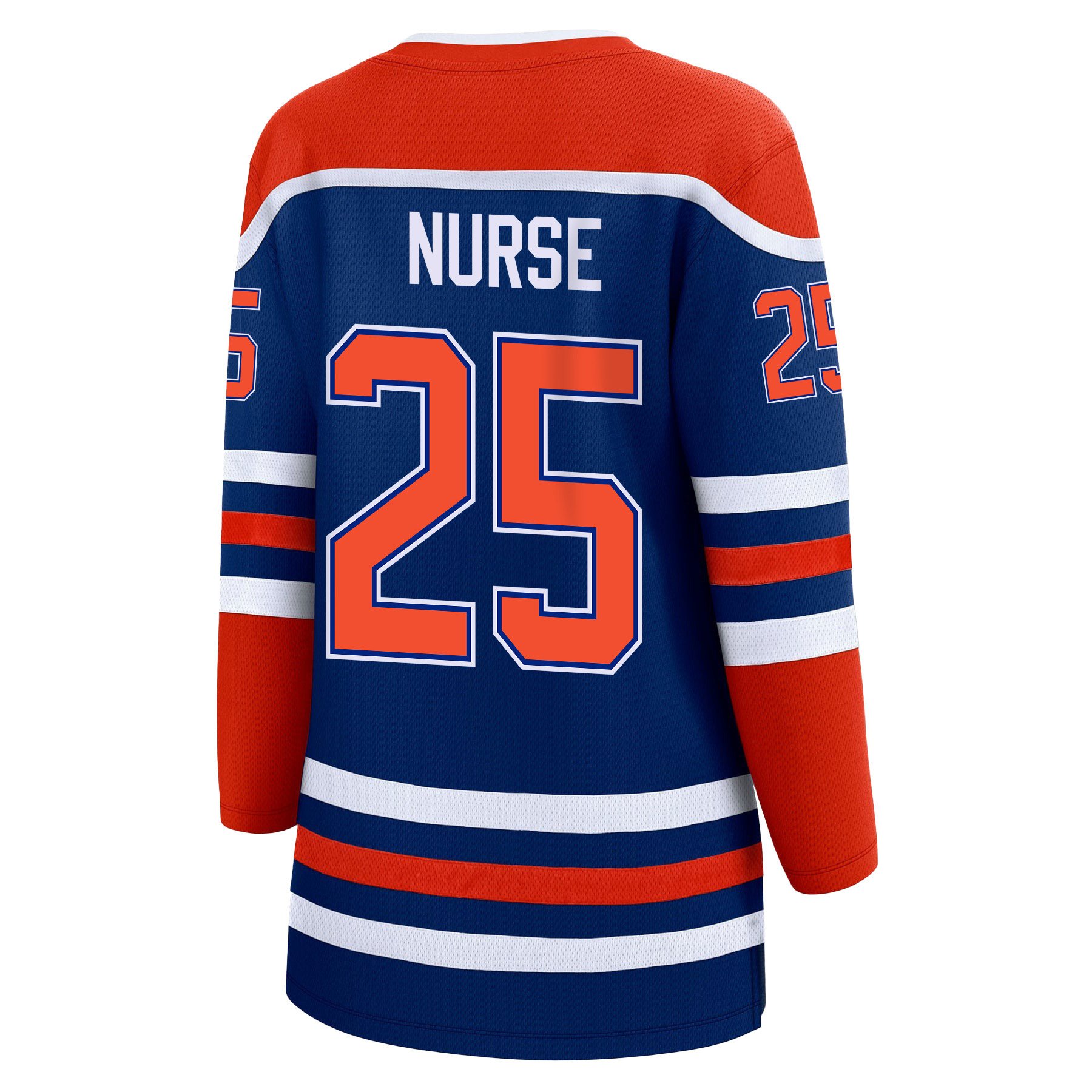 Darnell Nurse 25 Edmonton Oilers 2024 STANLEY CUP Final Home Royal NHL Jersey Women's