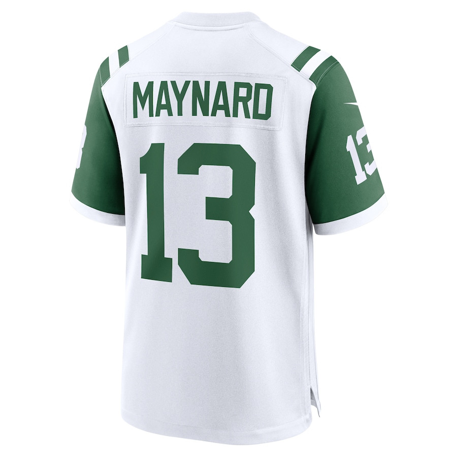 Don Maynard 13 New York Jets Classic Alternate Retired Player Game White NFL Jersey Men's