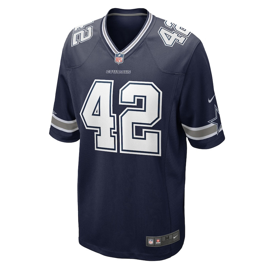 Deuce Vaughn 42 Dallas Cowboys Game Navy NFL Jersey Men's