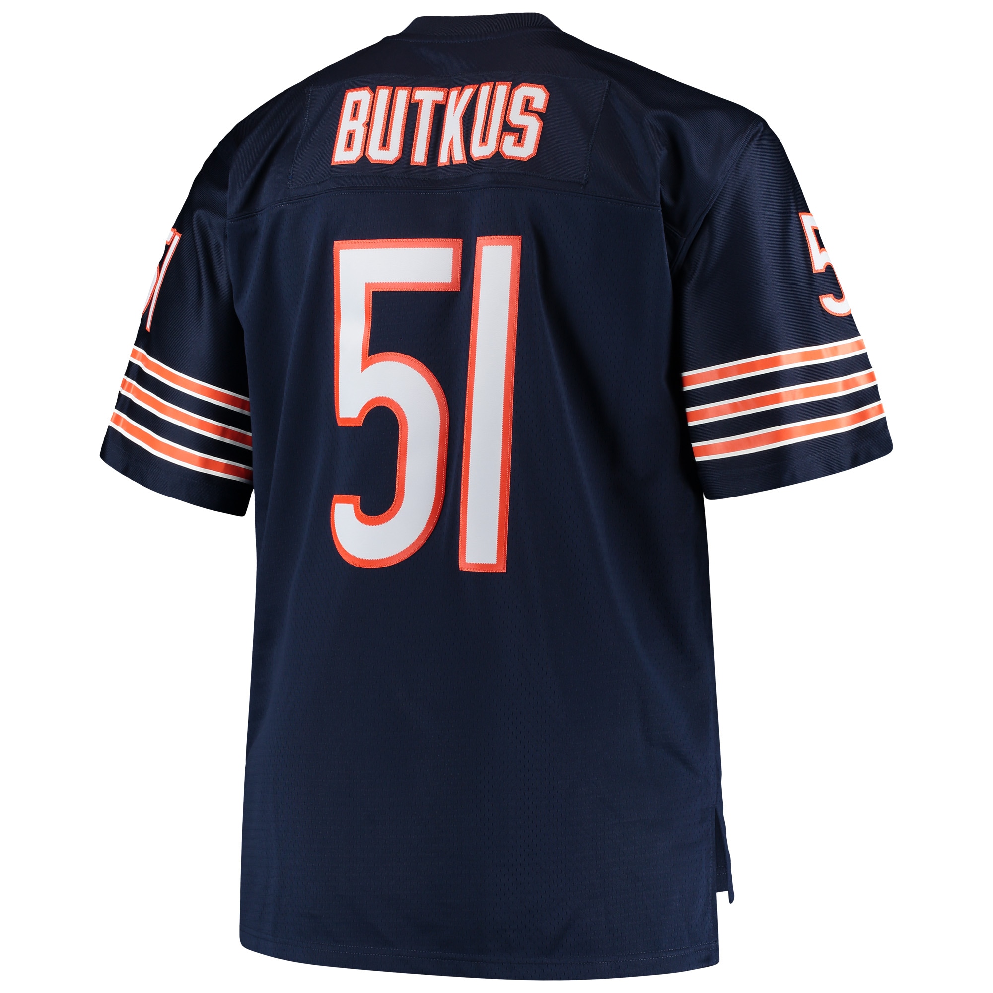 Chicago Bears Dick Butkus Mitchell Ness Navy Big Tall 1966 Retired Player NFL Jersey Men's