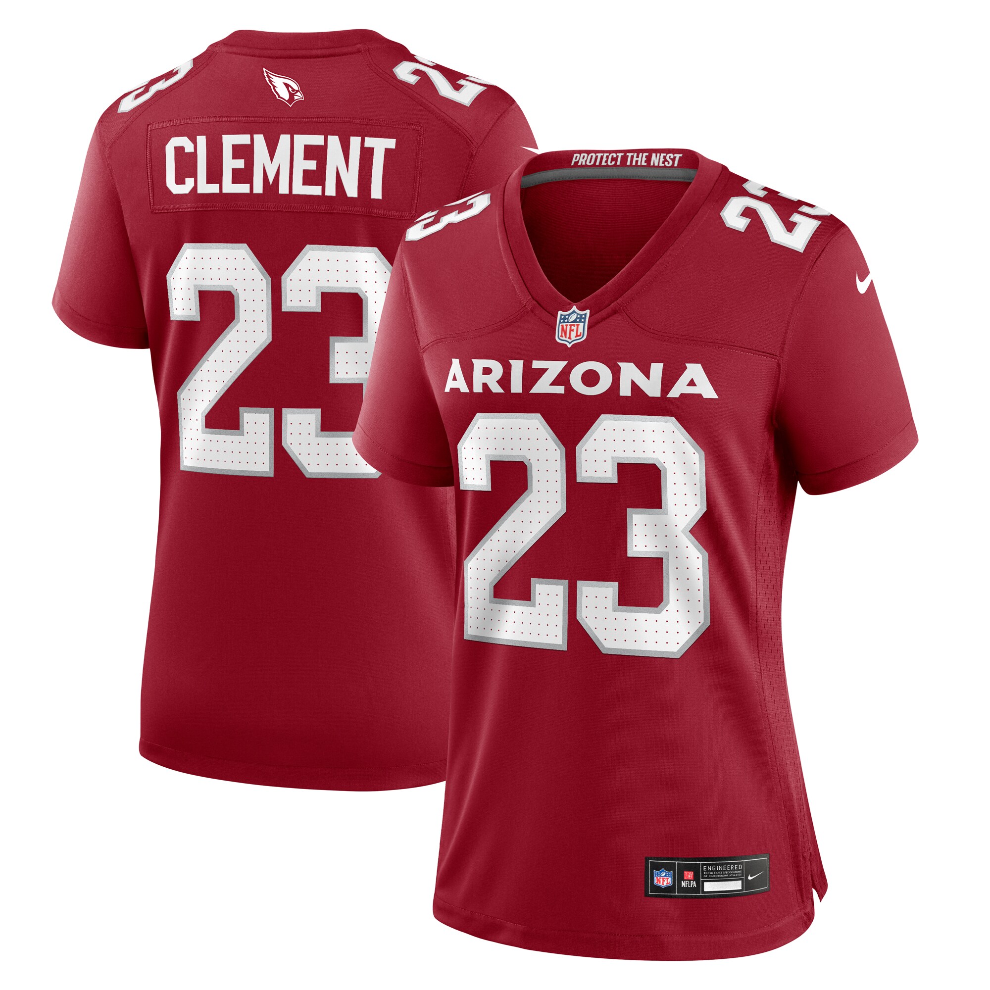 Arizona Cardinals Corey Clement Cardinal Team Game NFL Jersey Women's