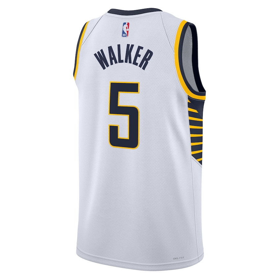 Jarace Walker 5 Indiana Pacers Unisex Swingman Association Editio White NBA Jersey Unisex