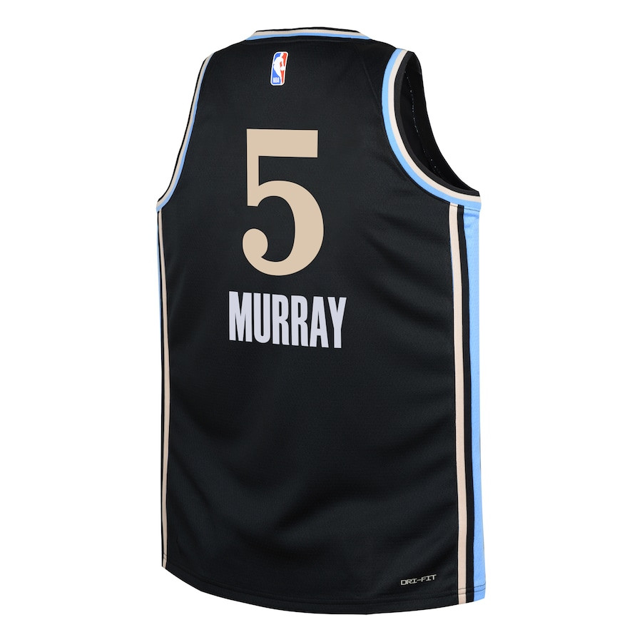 Dejounte Murray 5 Atlanta Hawks 2023/24 City Edition Swingma Black NBA Jersey Youth