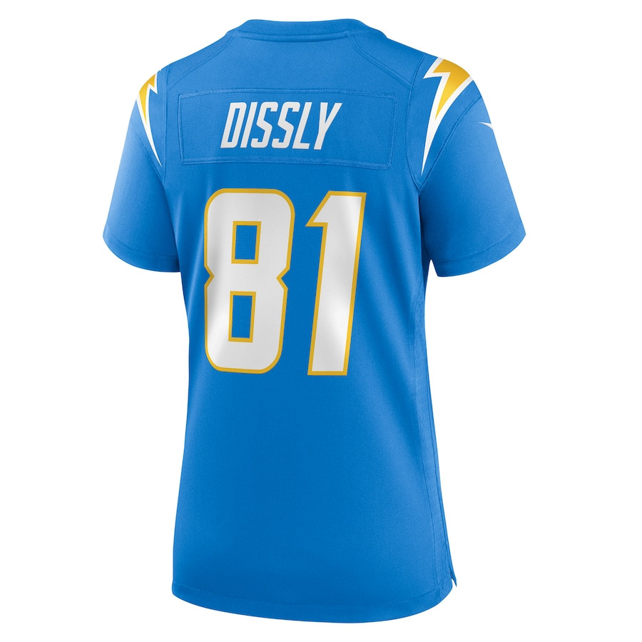 Will Dissly 81 Los Angeles Chargers Game Powder Blue NFL Jersey Women's