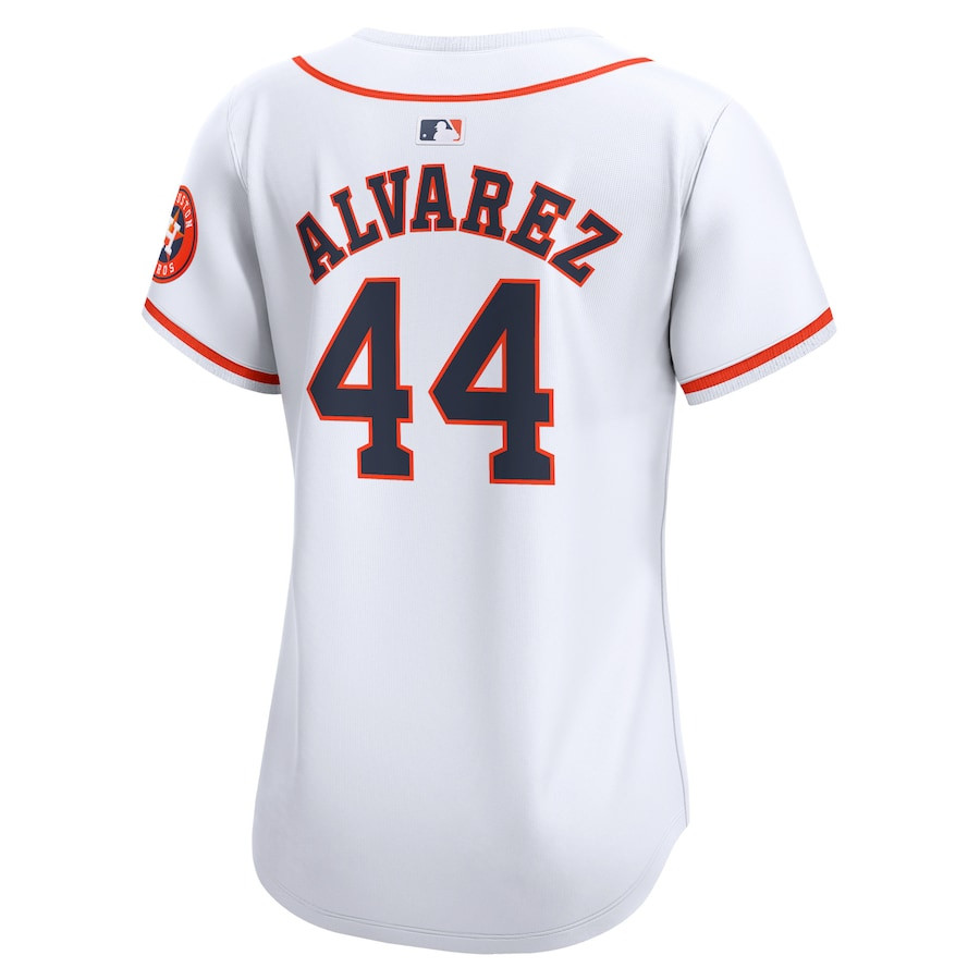 Yordan Alvarez 44 Houston Astros Home Limited Player White MLB Jersey Women's