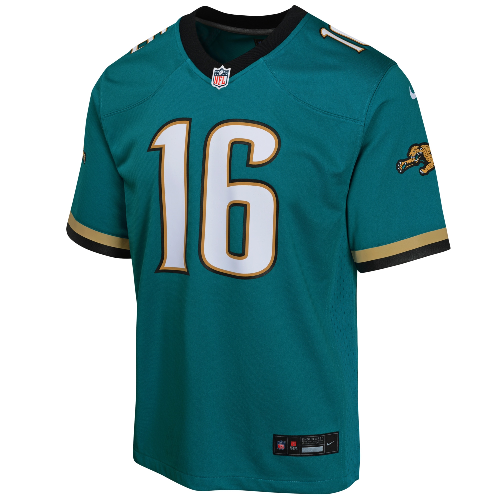 Jacksonville Jaguars Trevor Lawrence Teal Prowler Throwback Player Game NFL Jersey Youth