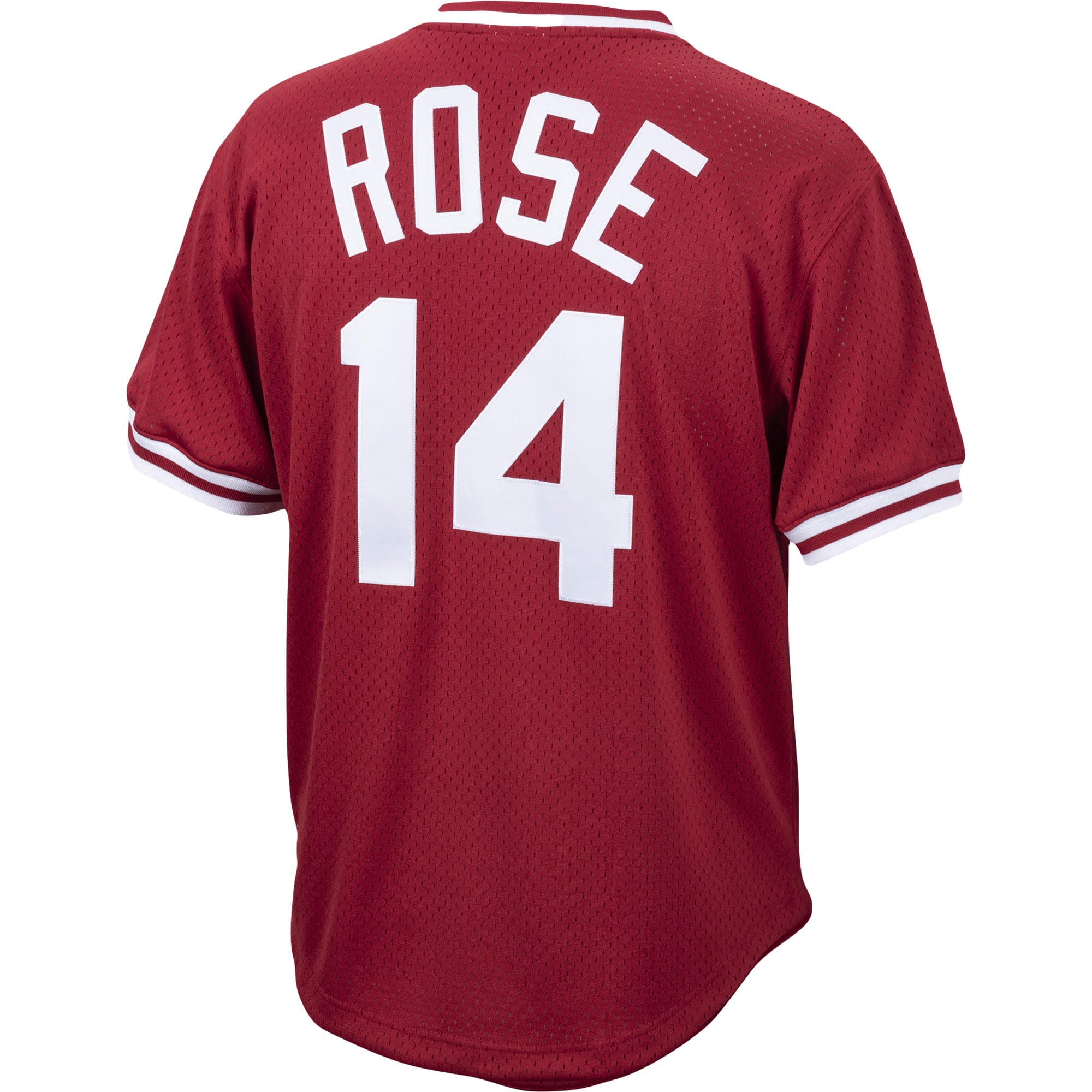 Cincinnati Reds Pete Rose Mitchell Ness Red Cooperstown Collection Mesh Batting Practice MLB Jersey Men's