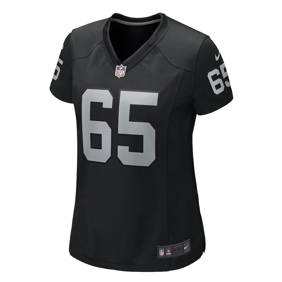 Cody Whitehair 65 Las Vegas Raiders Team Game Black NFL Jersey Women's
