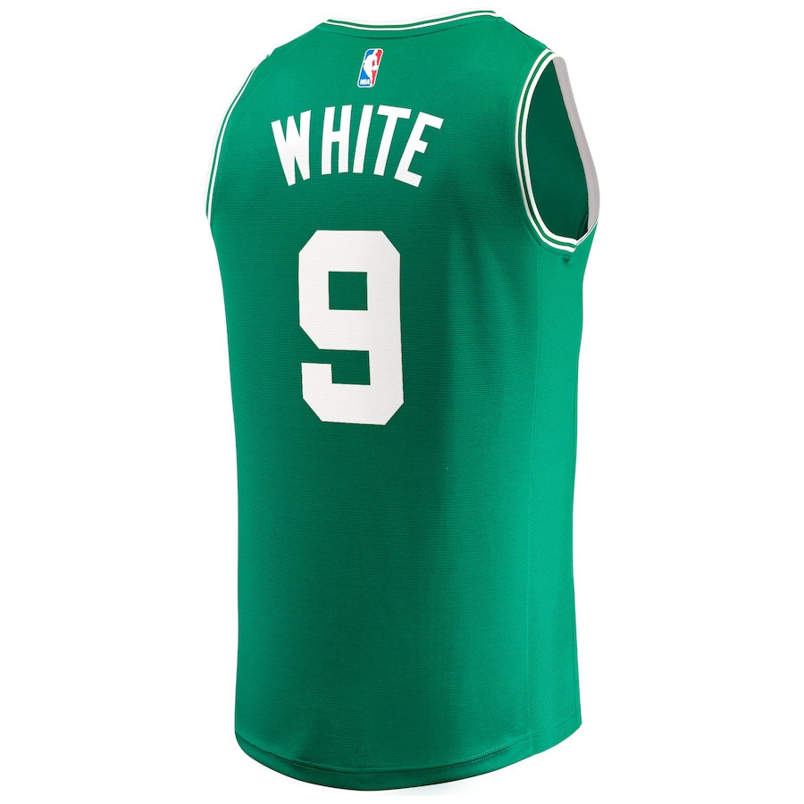 Derric White 9 Boston Celtics 2024 FINALS CHAMPIONS Kelly Green Icon Edition NBA Jersey Men's