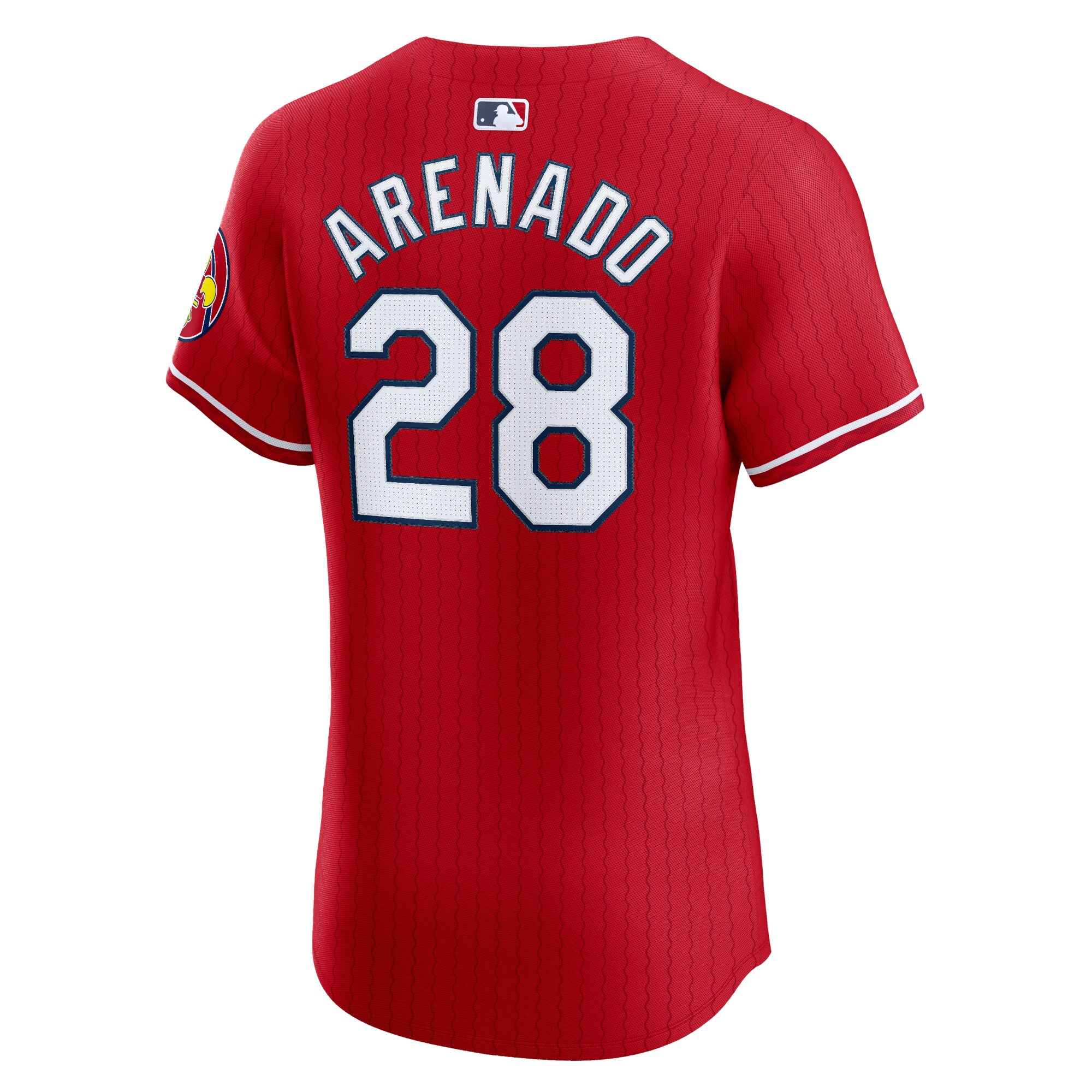St. Louis Cardinals Nolan Arenado Red 2024 City Connect Elite Player MLB Jersey Men's