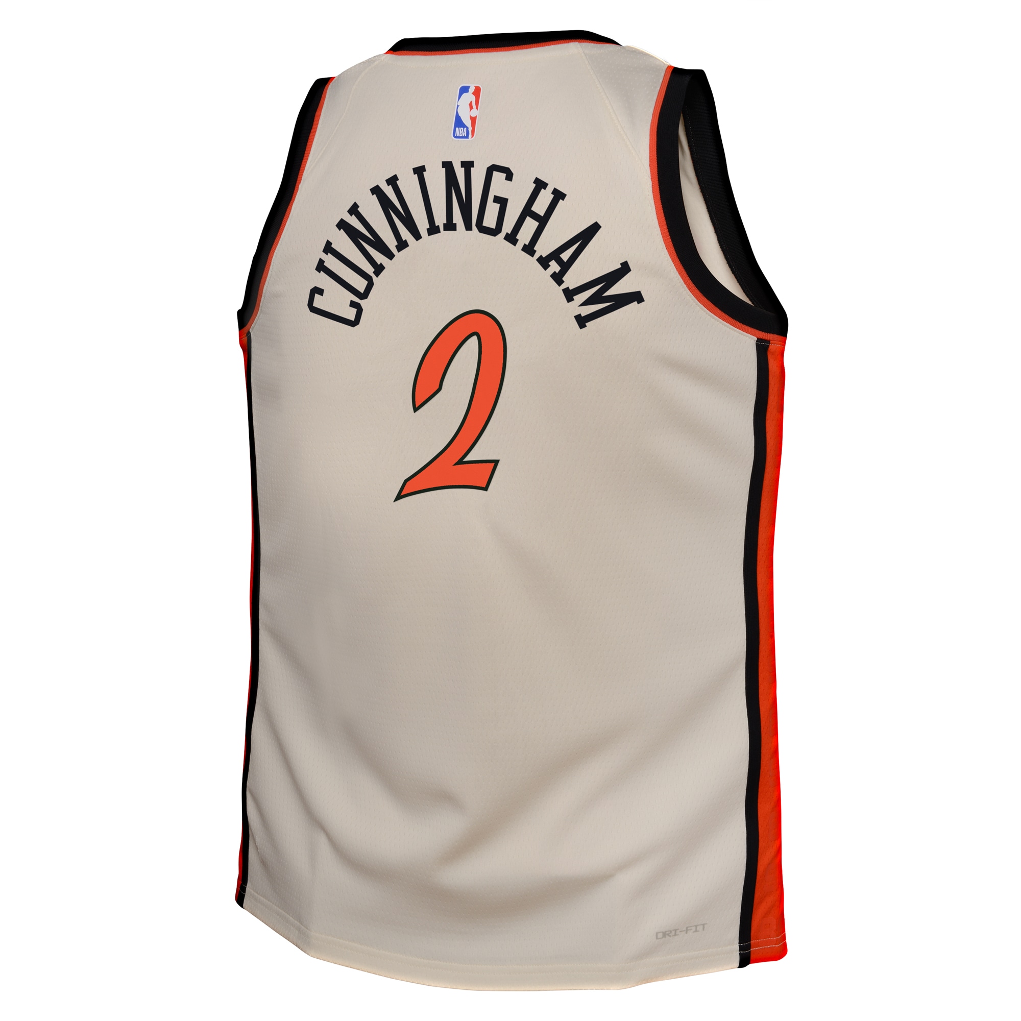 Camiseta City Edition Swingman Detroit Pistons 2024 Crema Cade Cunningham Juvenil NBA Jersey Men's