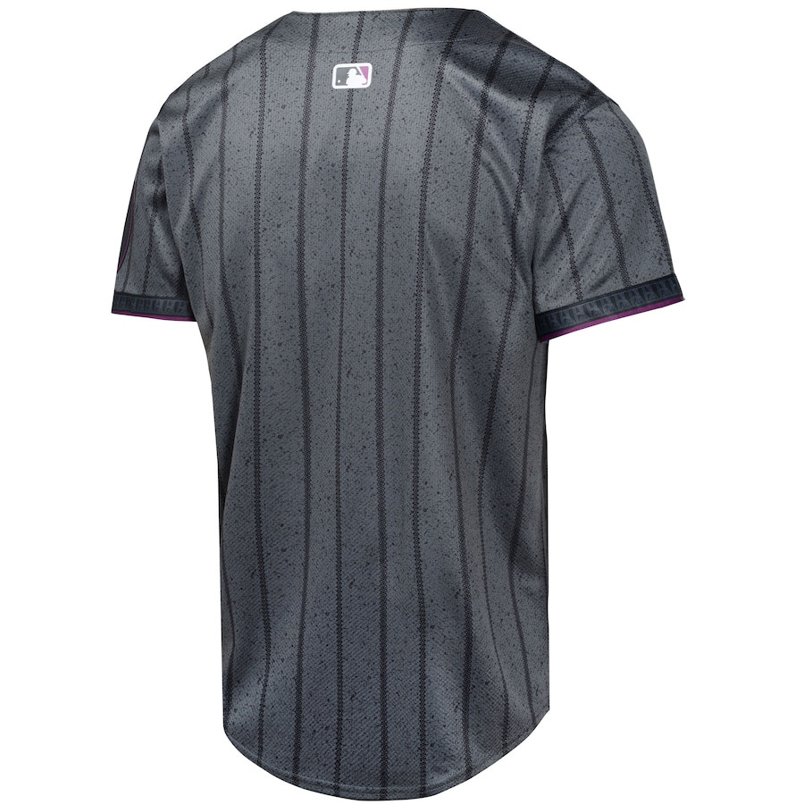 New York Mets 2024 City Connect Limited Graphite MLB Jersey Youth