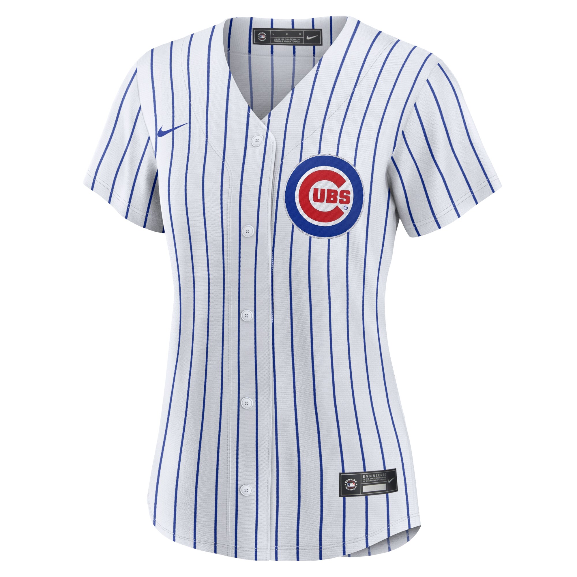 Chicago Cubs White Home Team MLB Jersey Women's