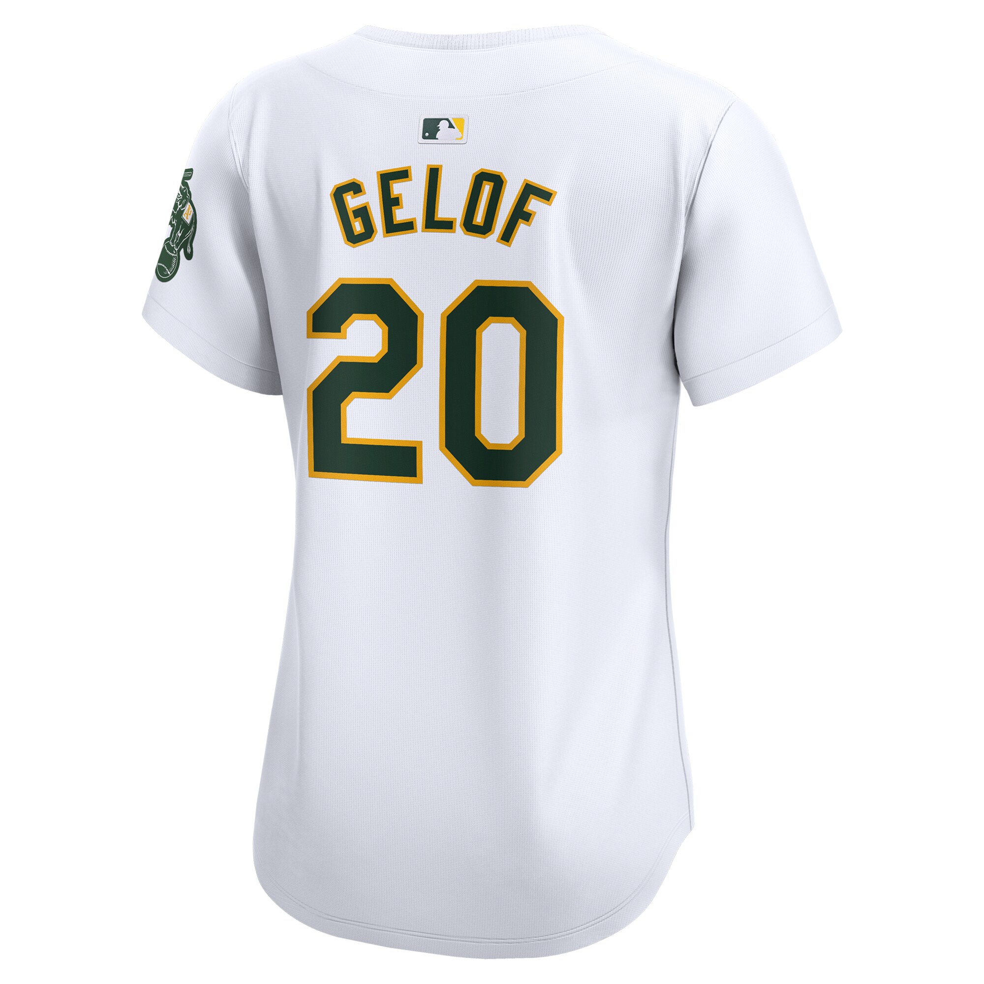 Oakland Athletics Zack Gelof White Home Limited Player MLB Jersey Women's