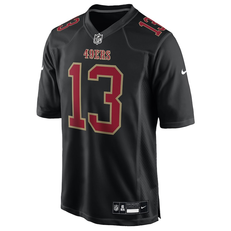 Brock Purdy 13 San Francisco 49ers Fashion Game Carbon Black NFL Jersey Men's