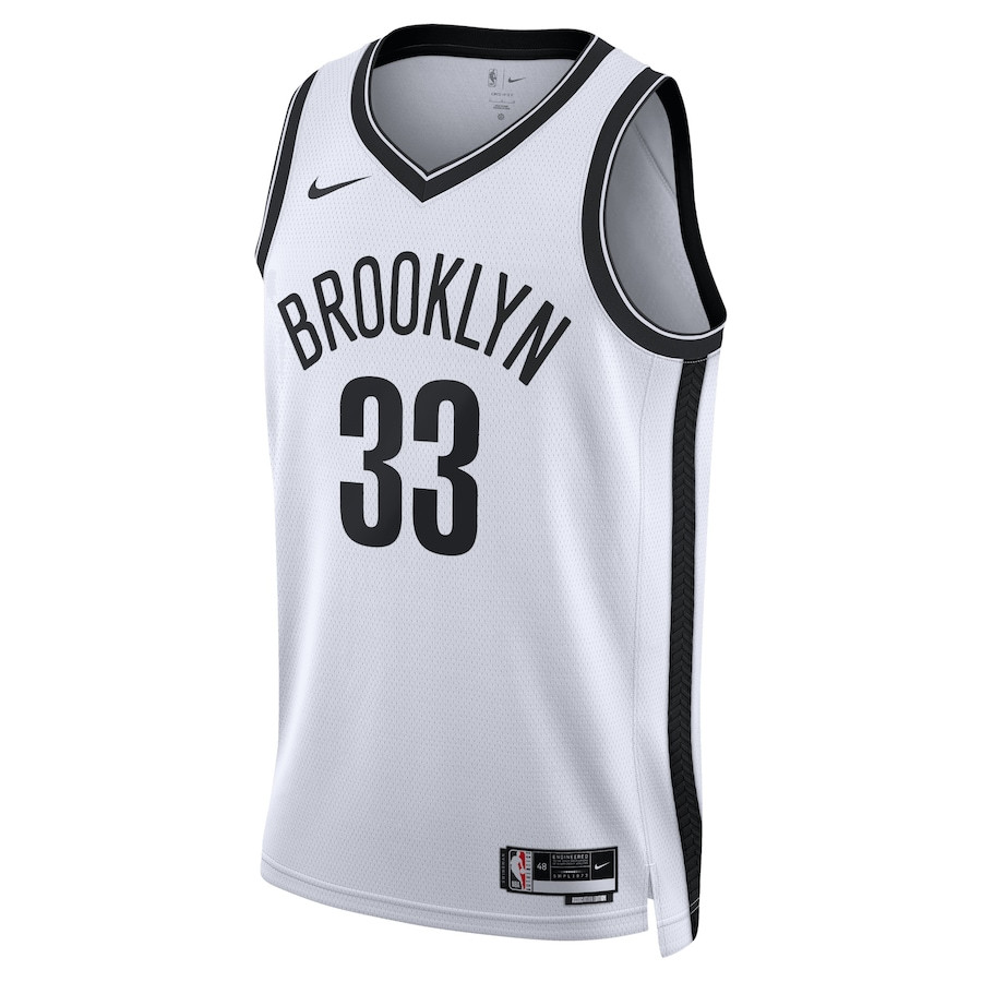 Nic Claxton 33 Brooklyn Nets Unisex Swingman Association Editio White NBA Jersey Unisex