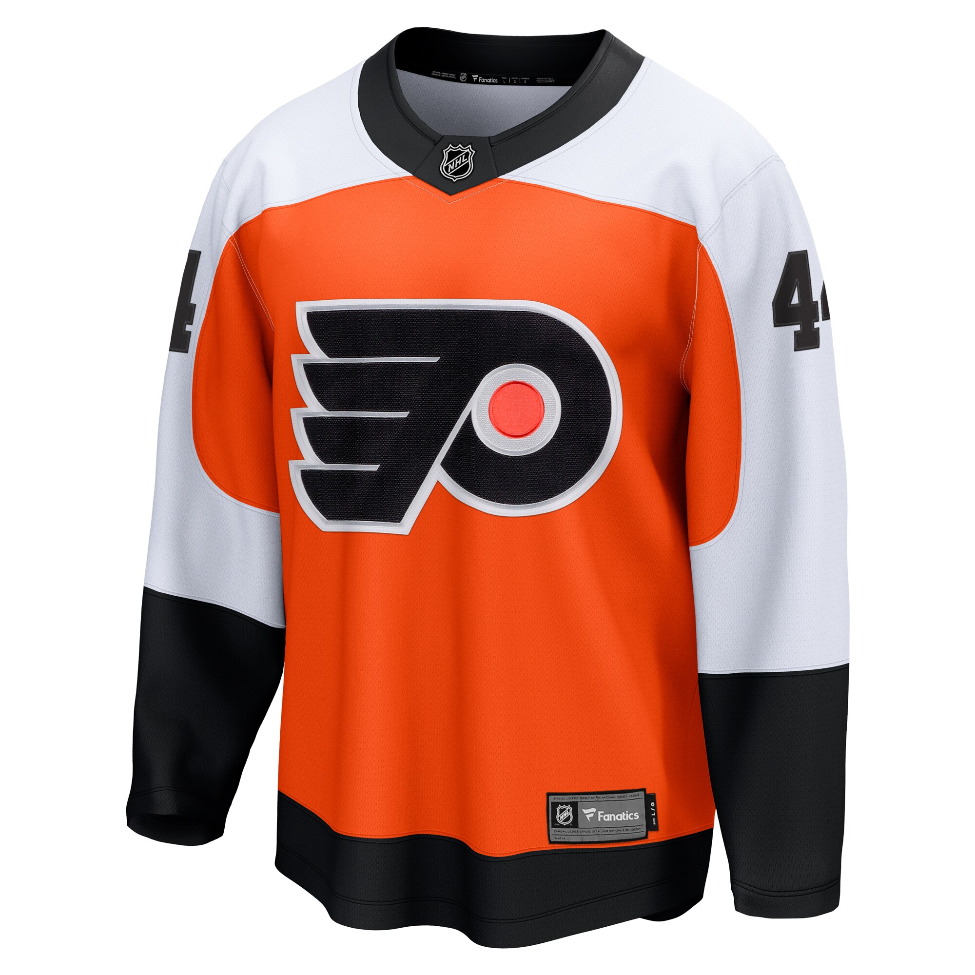 Philadelphia Flyers Nicolas Deslauriers Orange Home Breakaway NHL Jersey Men's