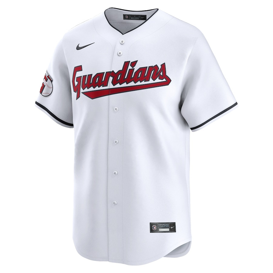 Triston McKenzie 24 Cleveland Guardians Home Limited White MLB Jersey Men's