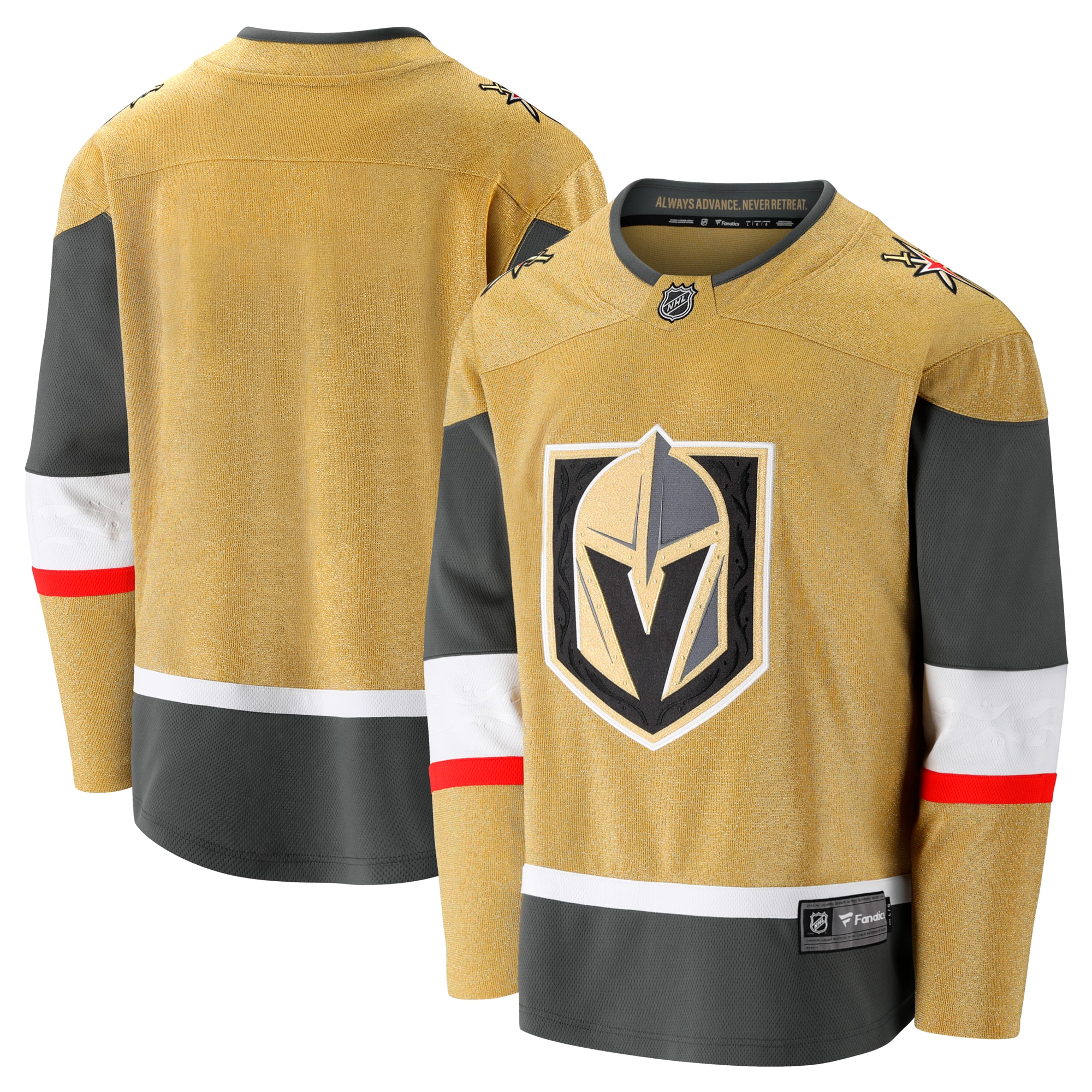 Vegas Golden Knights Gold Home Breakaway NHL Jersey Men's