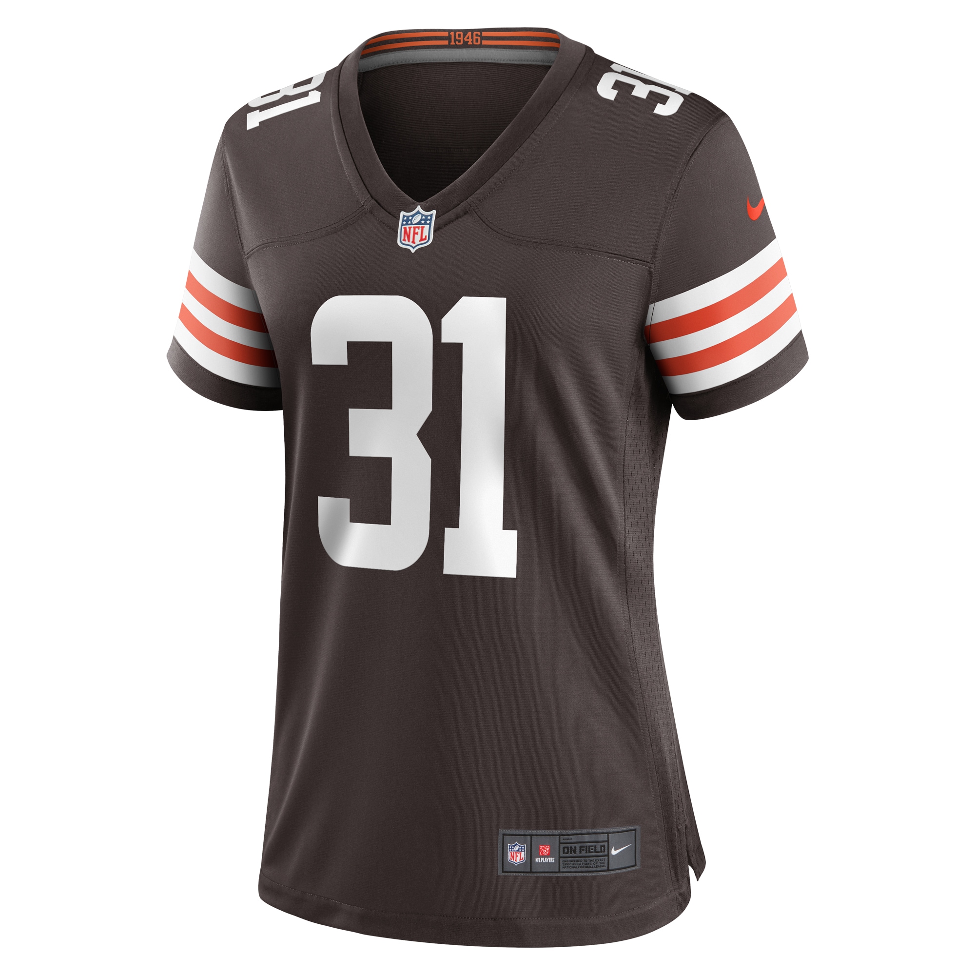 Cleveland Browns Deon Jackson Brown Game NFL Jersey Women's
