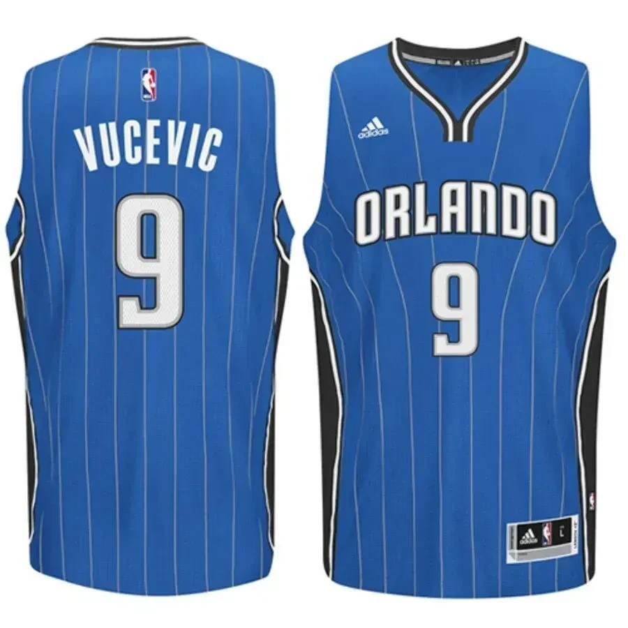 Nikola Vucevic Orlando Magicc Player Swingman Road Blue NBA Jersey Men's