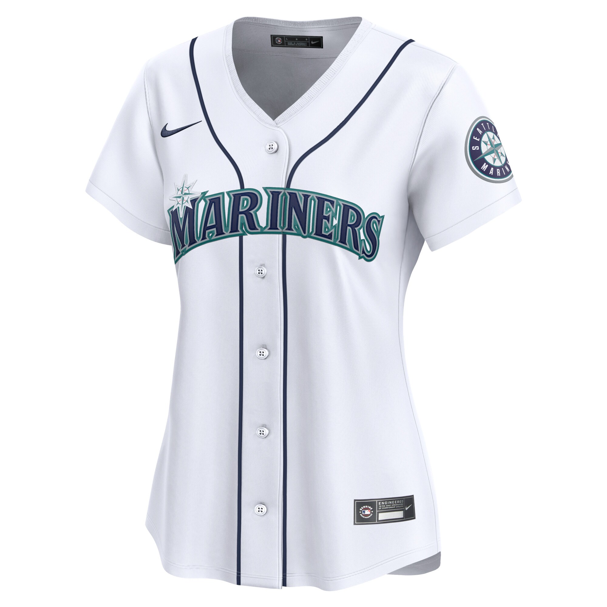 Seattle Mariners Julio Rodr?guez White Home Limited Player MLB Jersey Women's