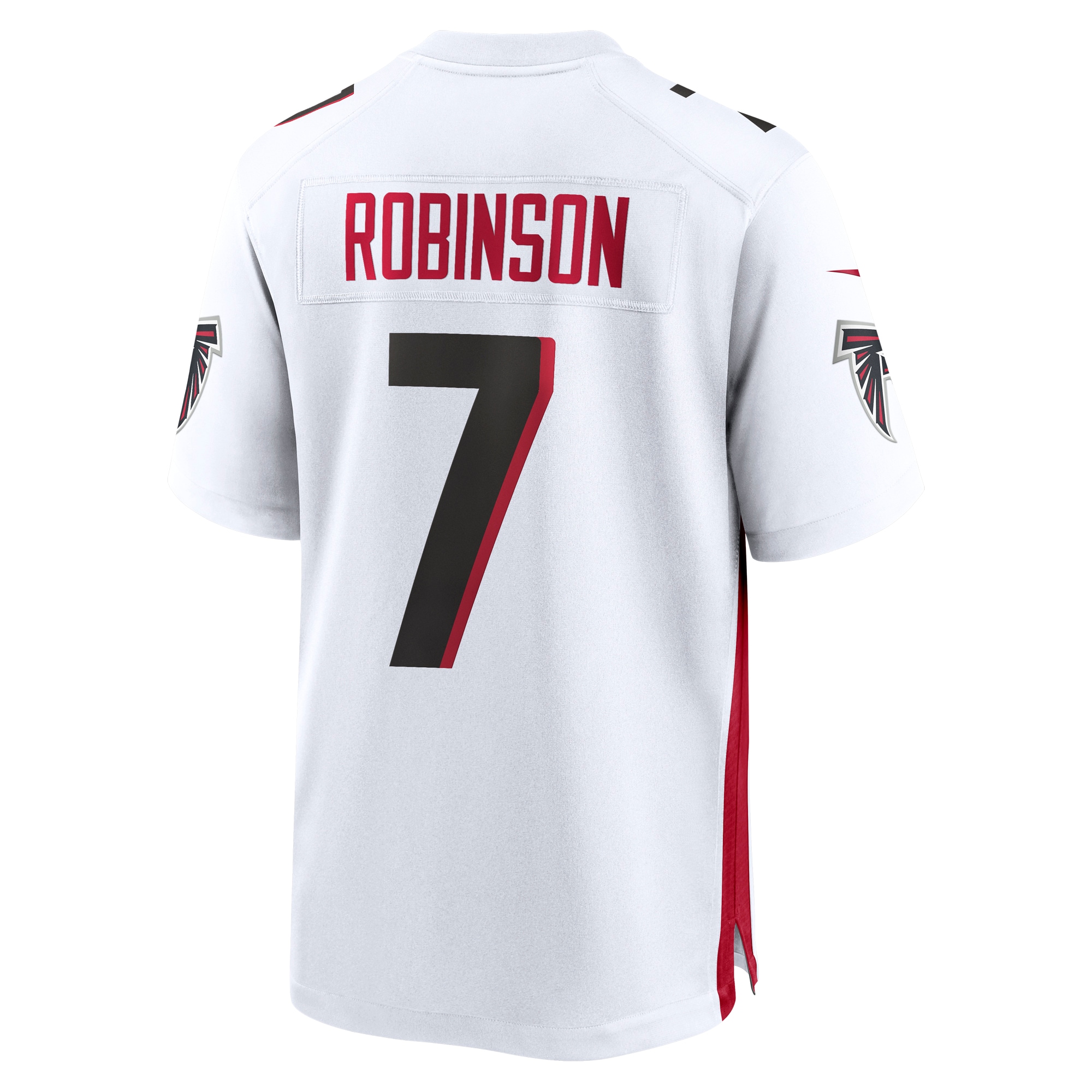 Atlanta Falcons Bijan Robinson White Game NFL Jersey Men's