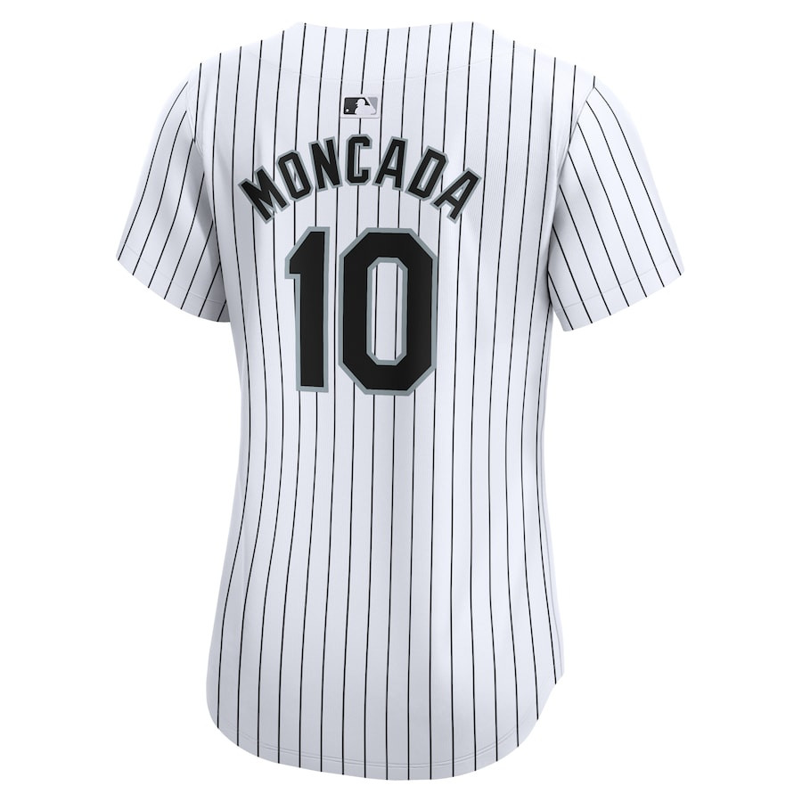 Yoan Moncada 10 Chicago White Sox Home Limited Player White MLB Jersey Women's