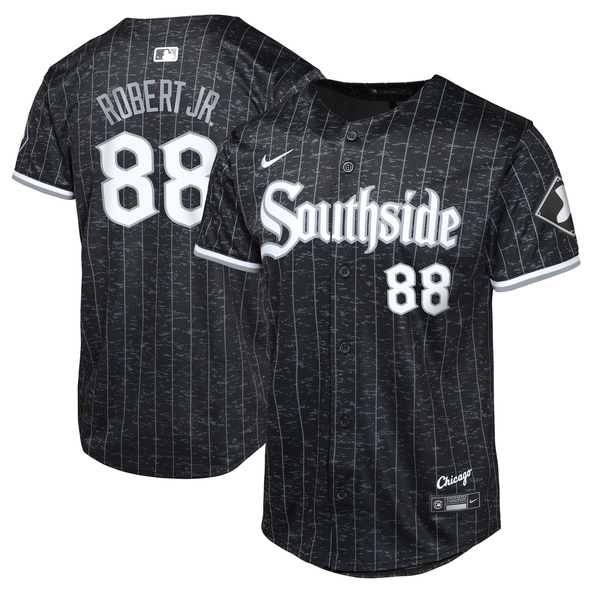 Chicago White Sox Luis Robert Jr. Black City Connect Limited Player MLB Jersey Youth
