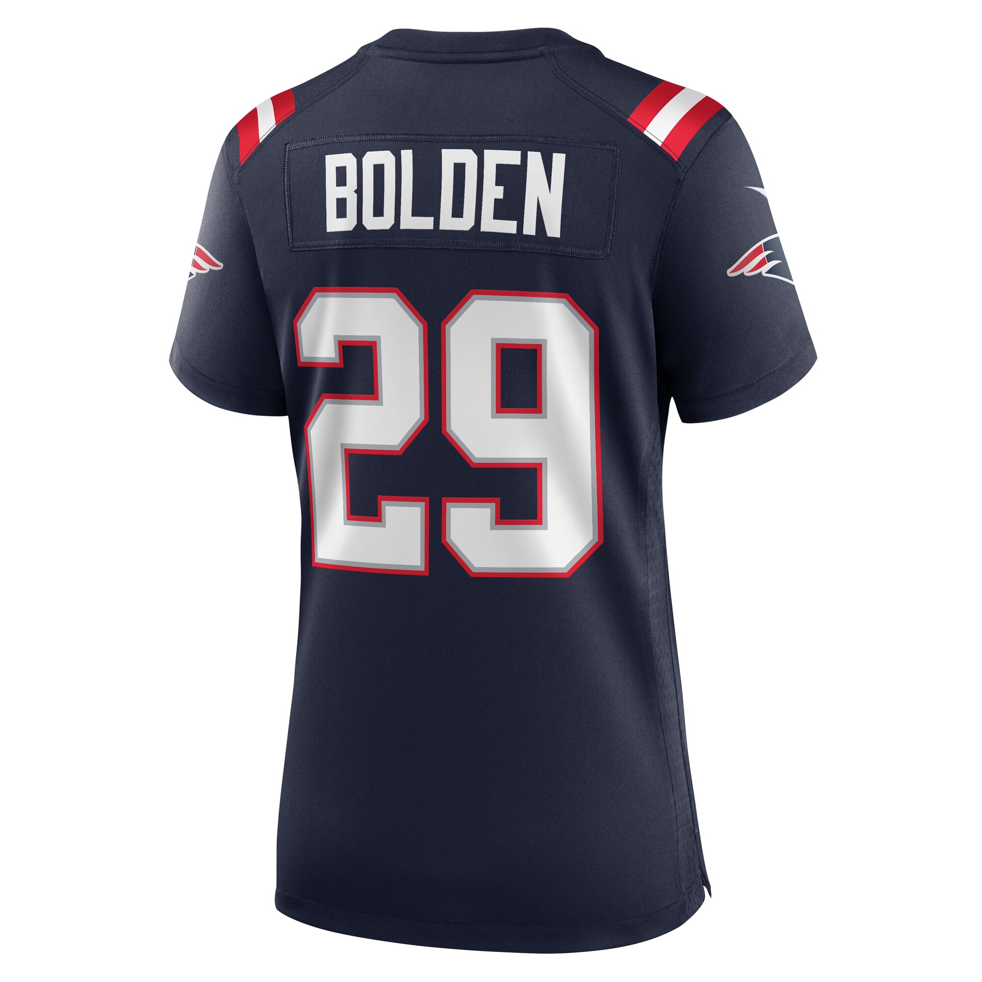 New England Patriots Isaiah Bolden Navy Team Game NFL Jersey Women's