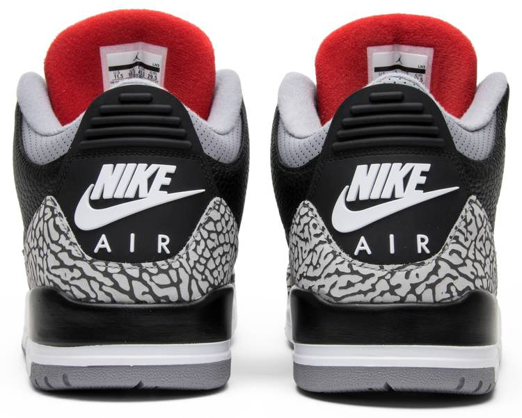 Air Jordan 3 Retro OG Black Cement 2018 854262-001