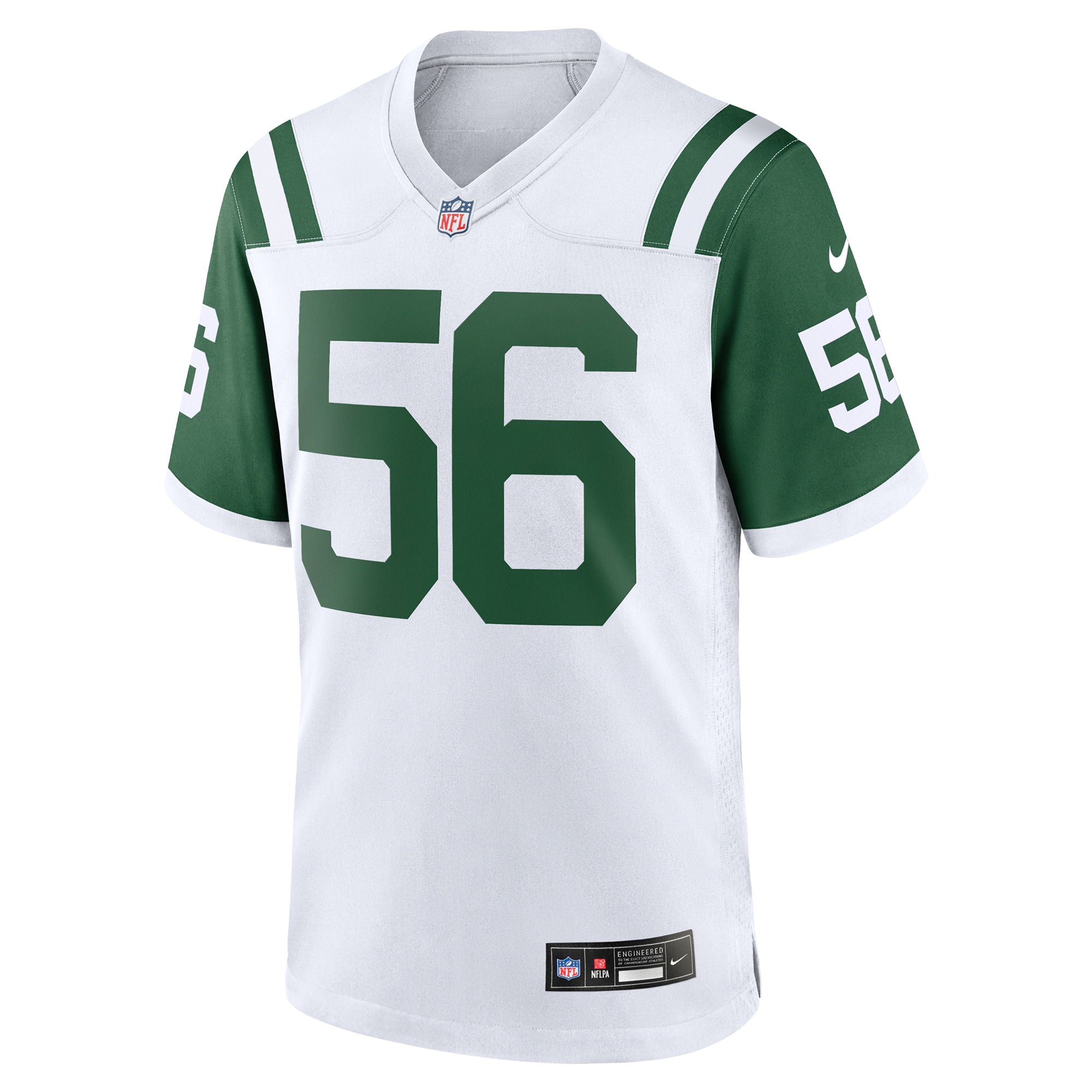 New York Jets Quincy Williams White Classic Alternate Player Game NFL Jersey Men's