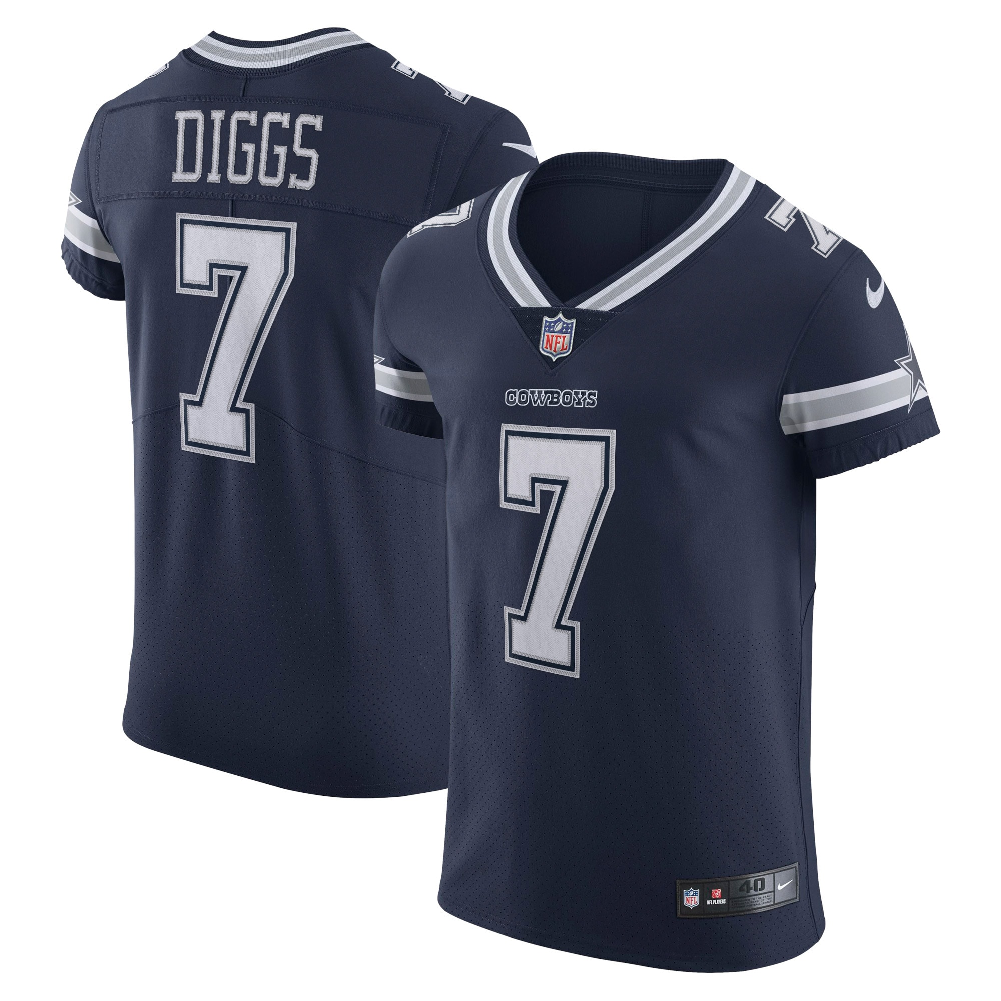 Dallas Cowboys Trevon Diggs Navy Vapor Elite NFL Jersey Men's