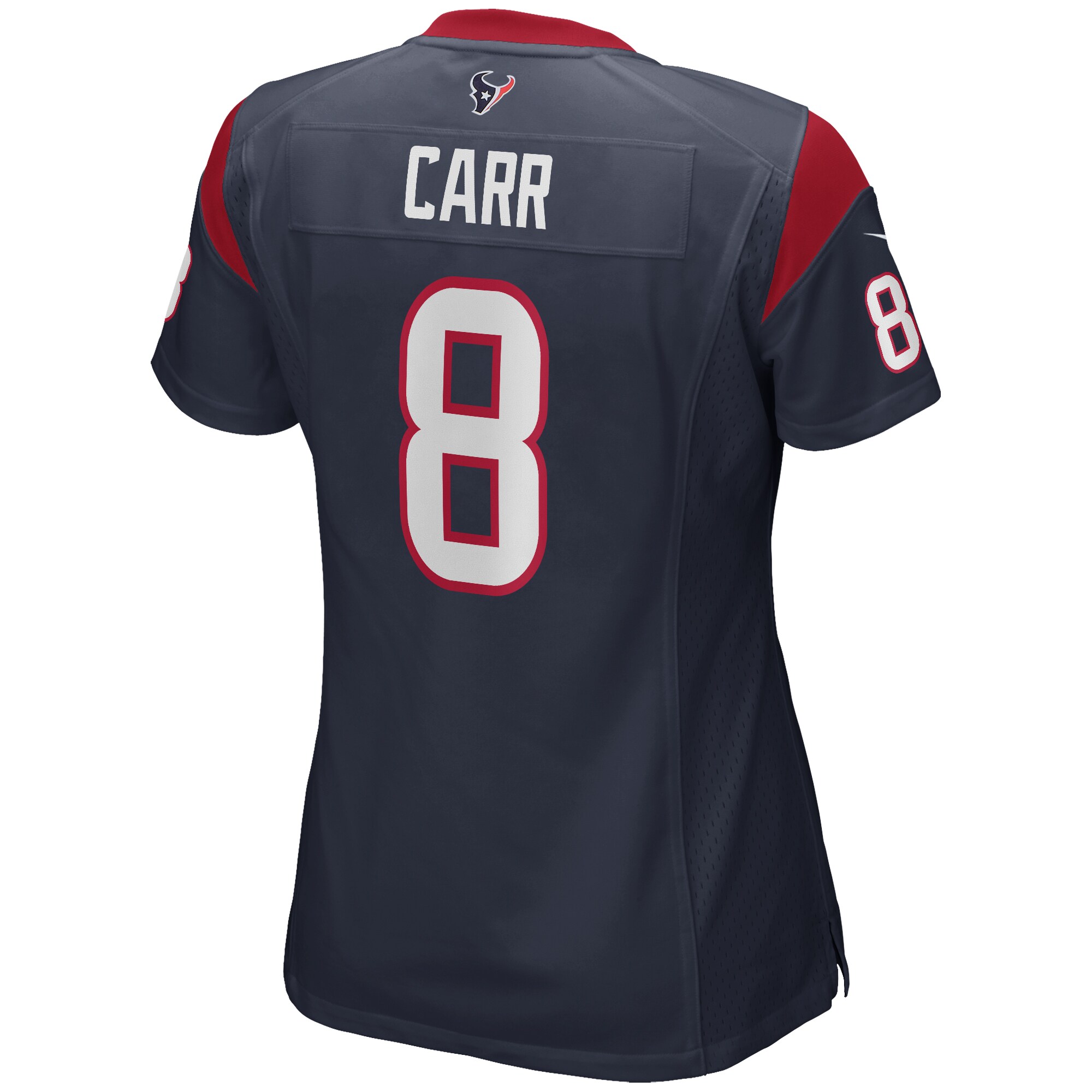 Houston Texans David Carr Navy Game Retired Player NFL Jersey Women's