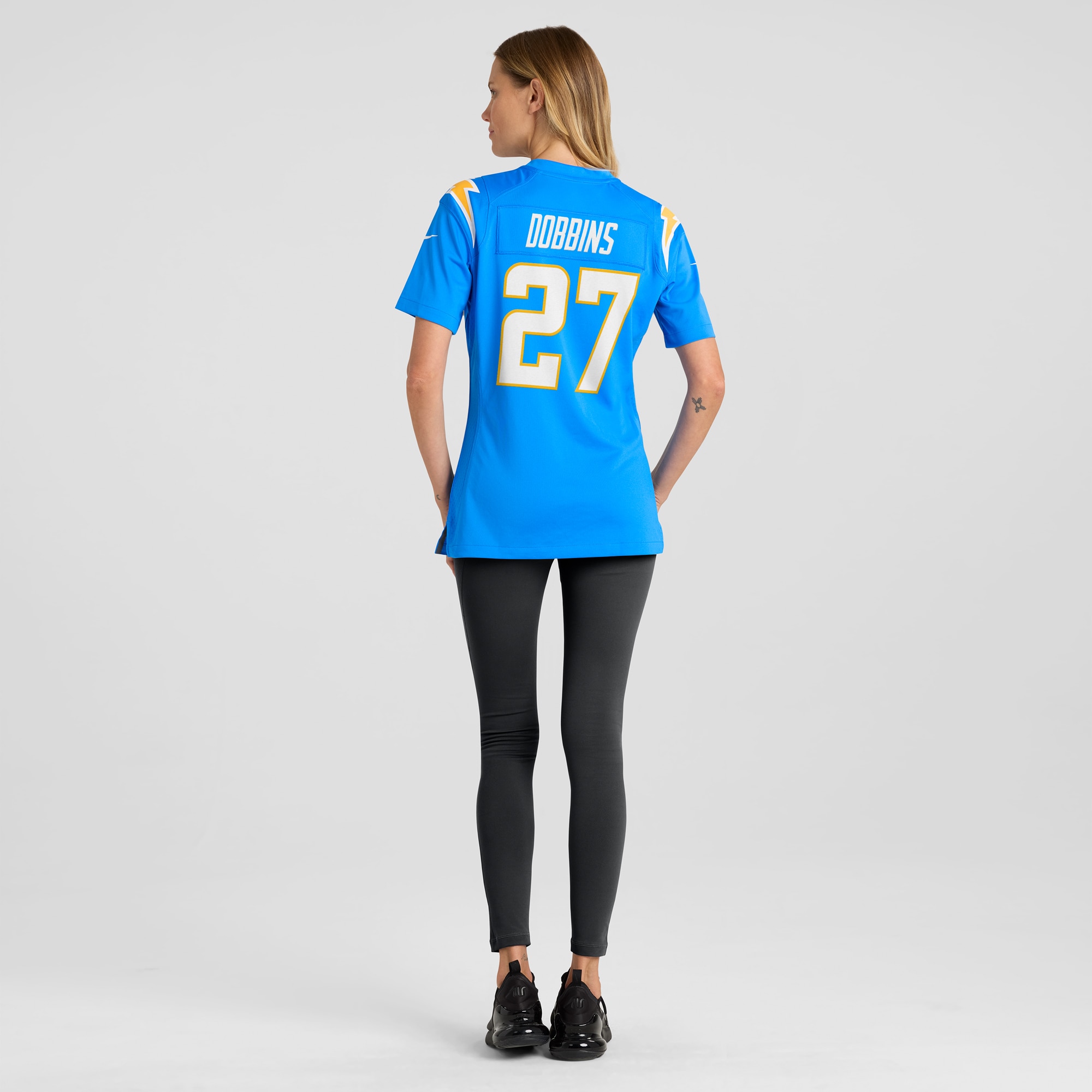 Los Angeles Chargers J.K. Dobbins Powder Blue Team Game NFL Jersey Women's