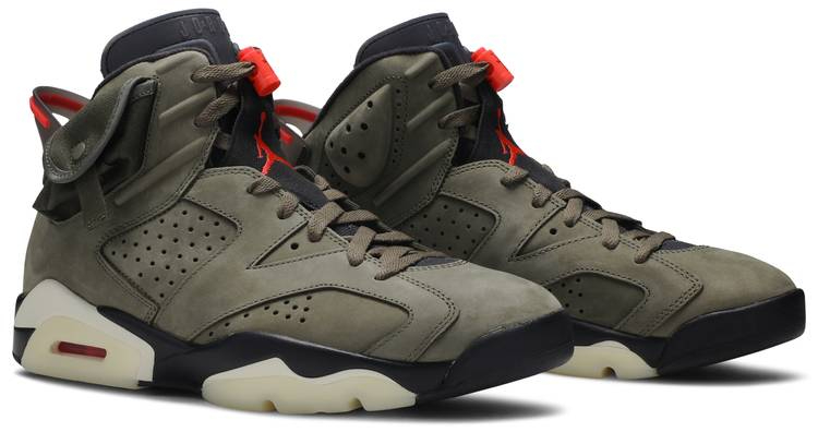 Travis Scott x Air Jordan 6 Retro Olive CN1084-200