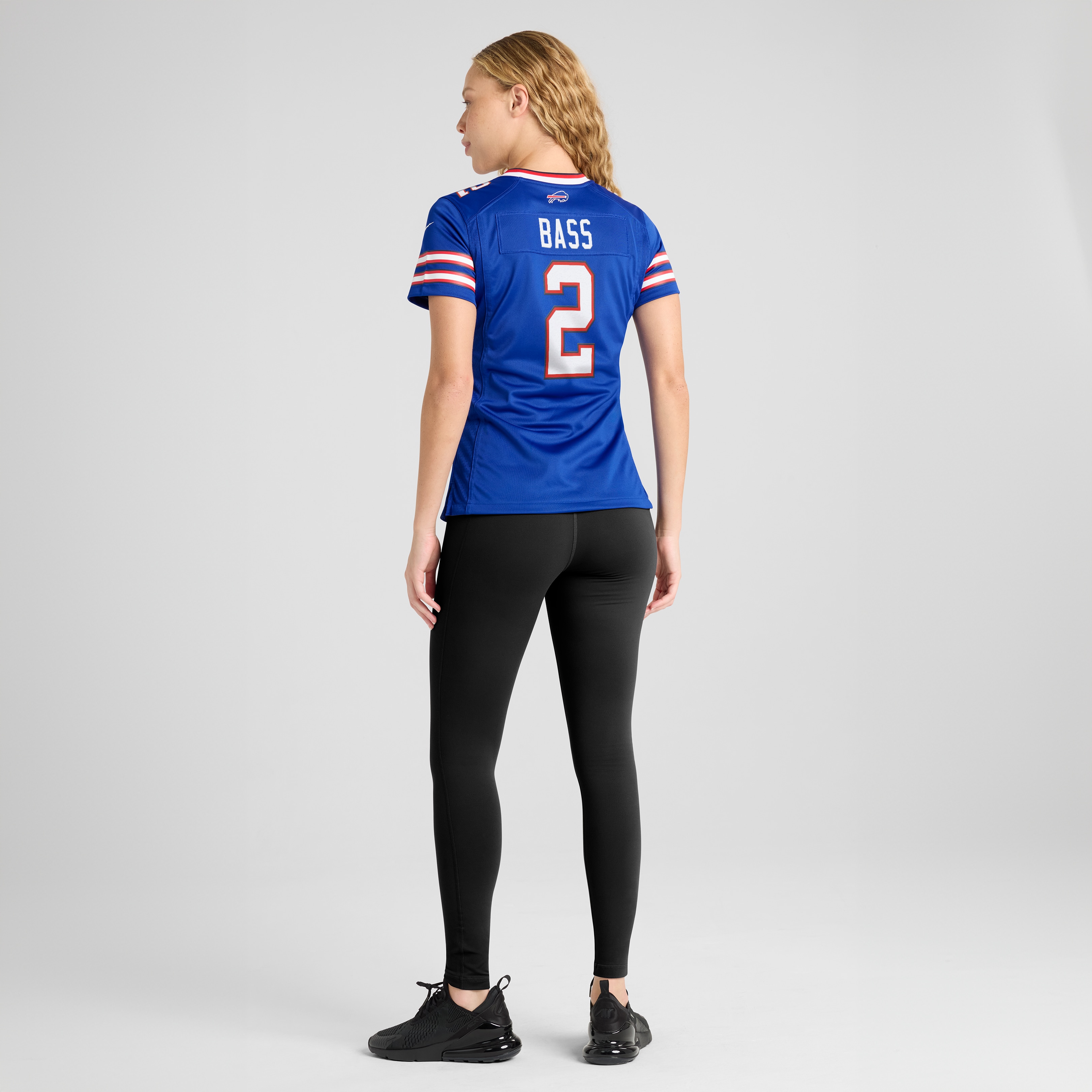 Buffalo Bills Tyler Bass Royal Game NFL Jersey Women's