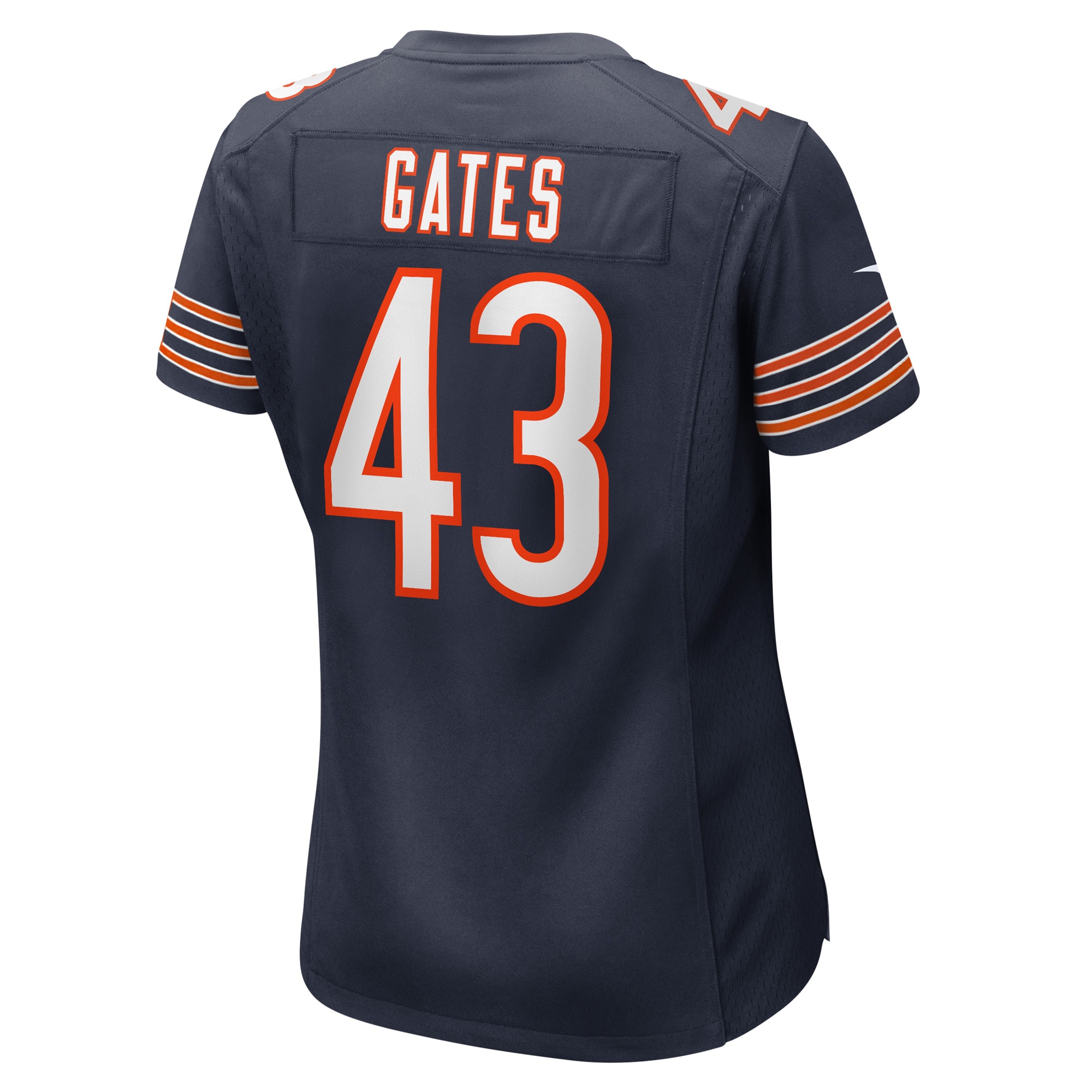 Chicago Bears DeMarquis Gates Navy Game Player NFL Jersey Women's
