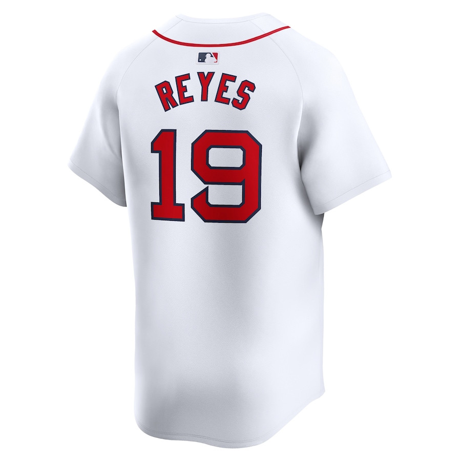 Pablo Reyes 19 Boston Red Sox Home Limited White MLB Jersey Men's