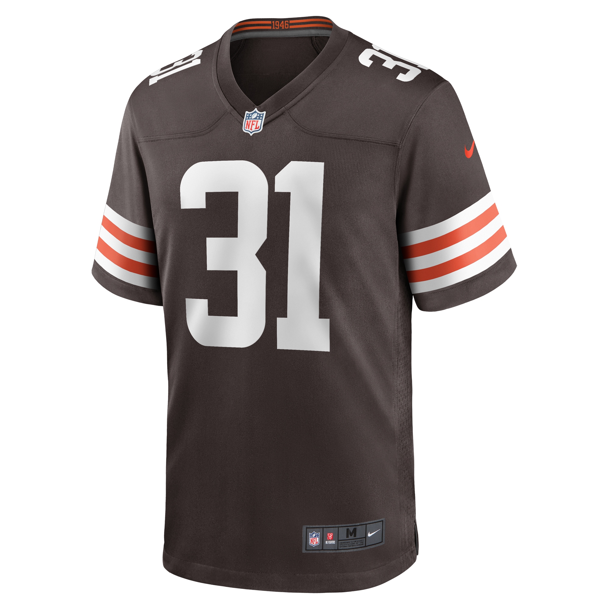 Cleveland Browns Vincent Gray Brown Team Game NFL Jersey Men's