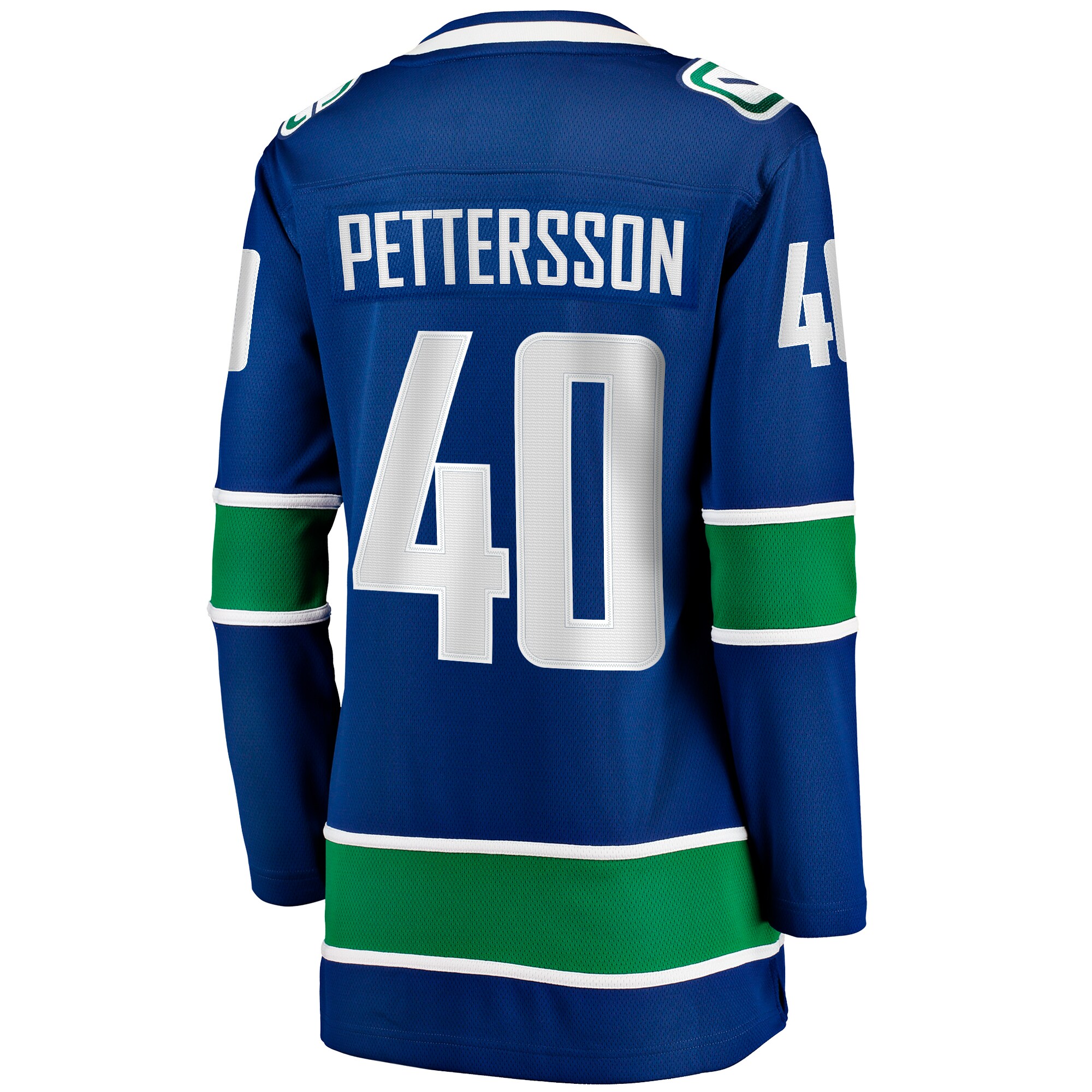 Vancouver Canucks Elias Pettersson Blue Home Breakaway Player NHL Jersey Women's