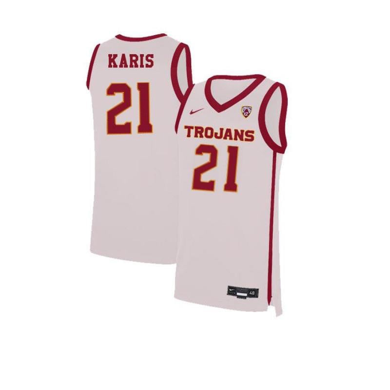 21 Kurt Kari White Elite USC Trojans NCAA Jersey Men's