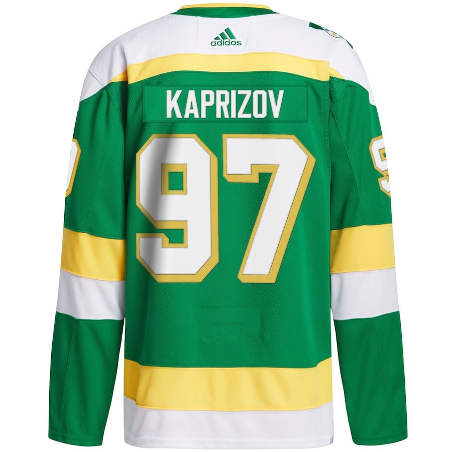 Kirill Kaprizov 97 Minnesota Wild 2023/24 Alternate Primegreen Green NHL Jersey Men's