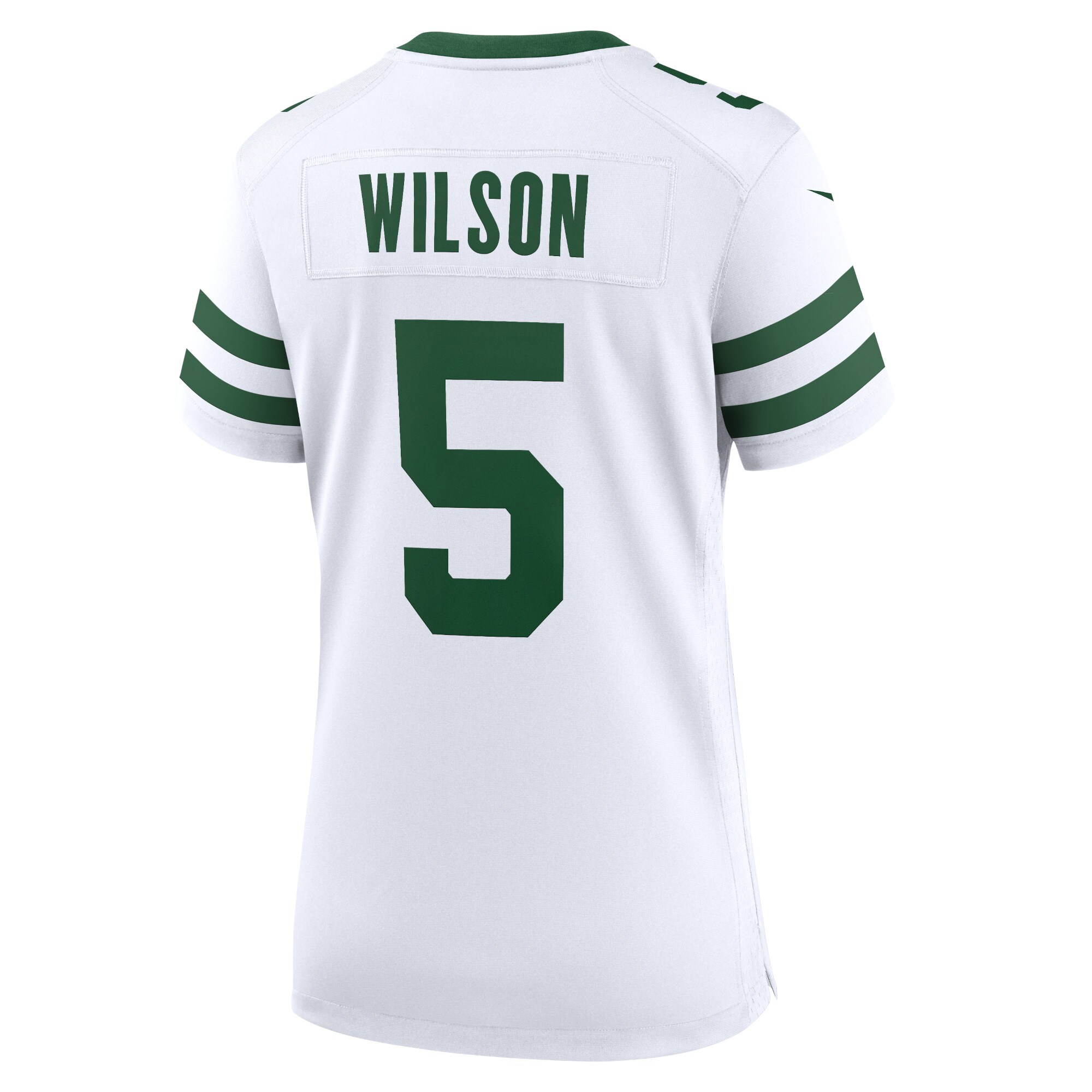 New York Jets Garrett Wilson Legacy White Game NFL Jersey Women's