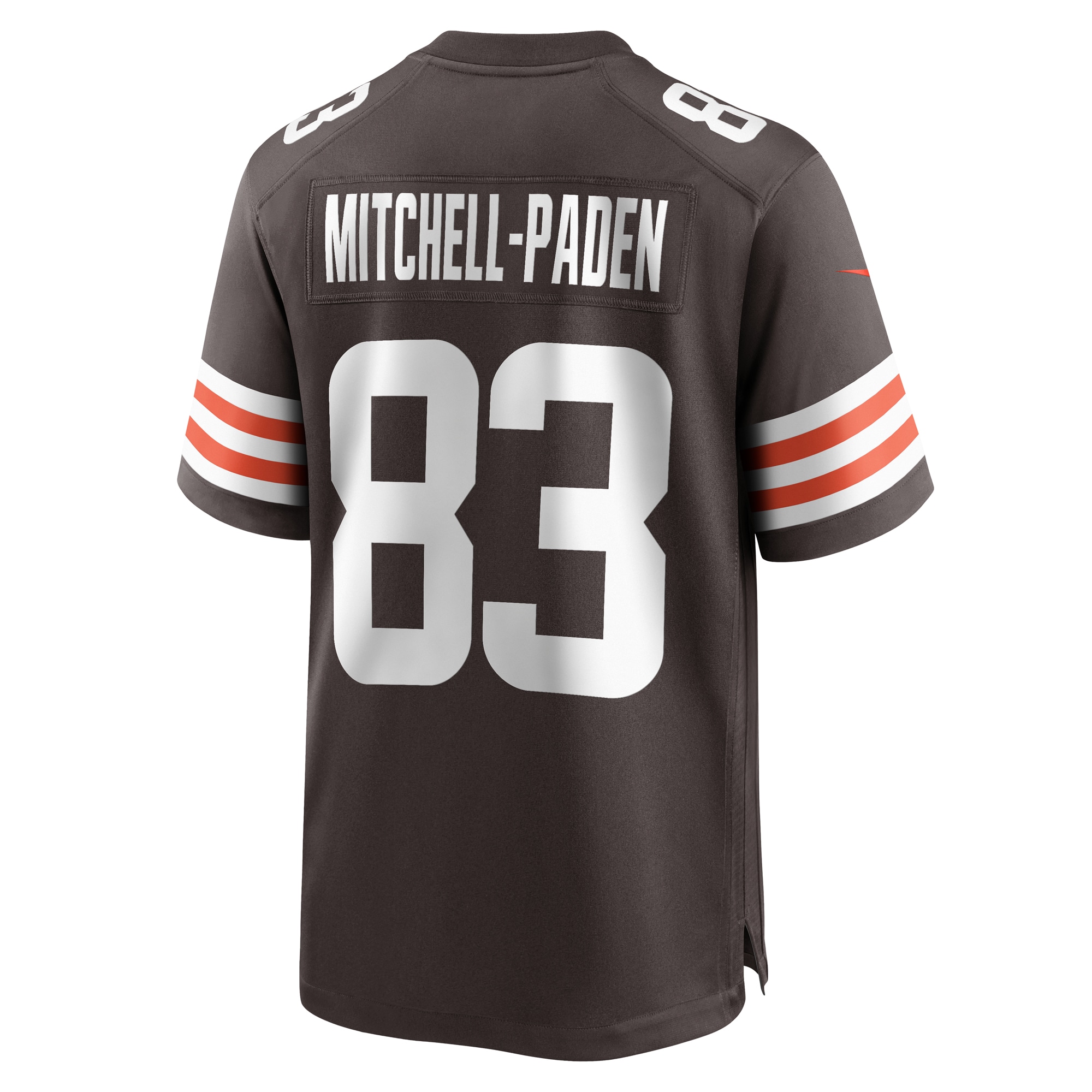 Cleveland Browns Zaire Mitchell-Paden Brown Team Game NFL Jersey Men's
