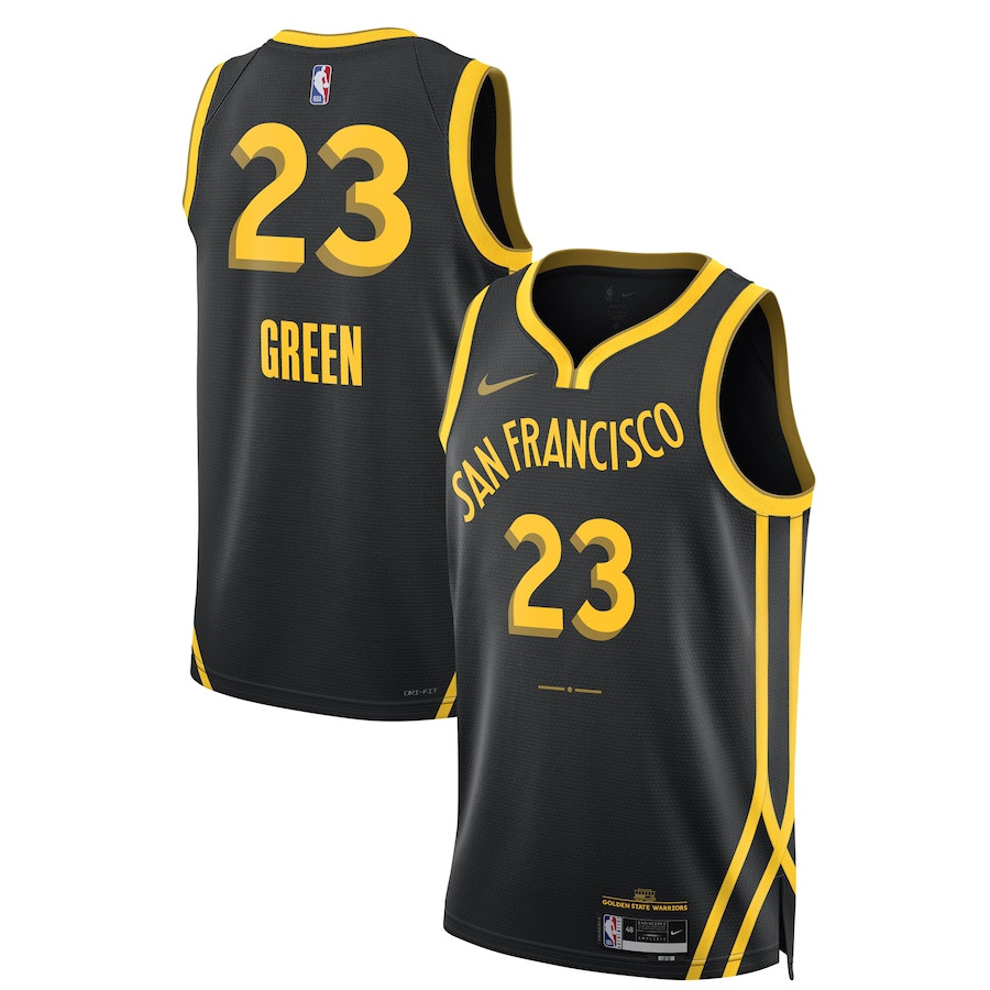 Draymond Green 23 Golden State Warriors 2023/24 Swingman City Editio Unisex Black NBA Jersey Unisex