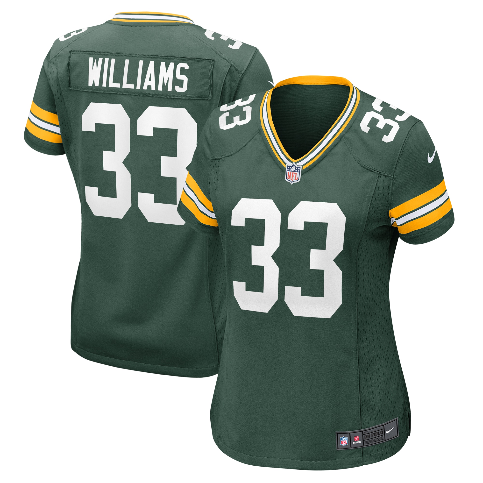 Green Bay Packers Evan Williams Green Game NFL Jersey Women's